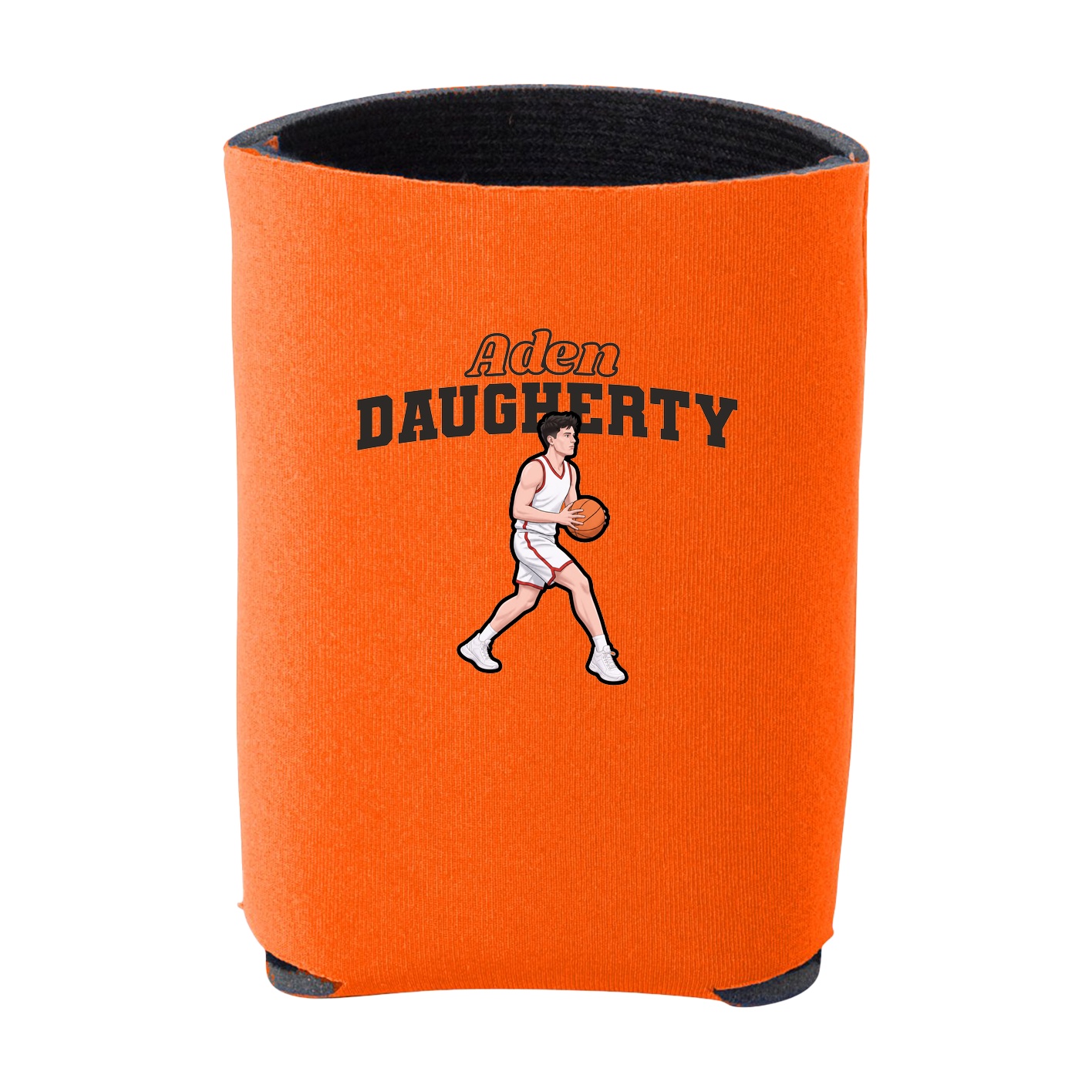 Can Holder — Name Arch in Orange