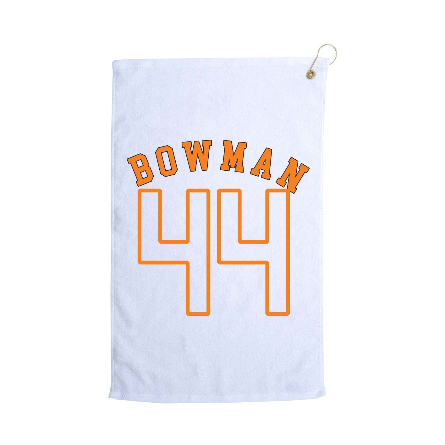 Golf Towel — Shirsey Arch in White