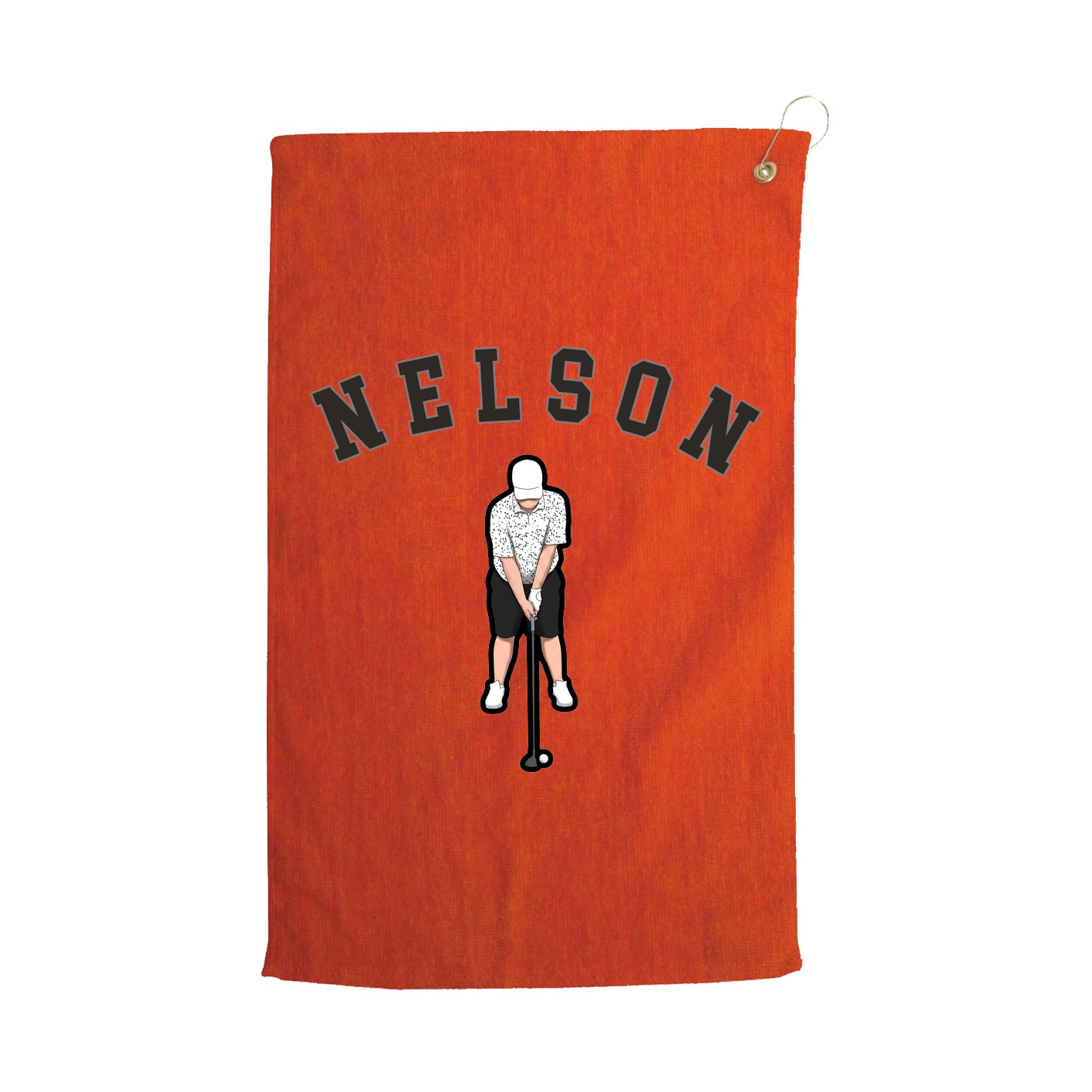 Golf Towel — Shirsey Arch in Orange