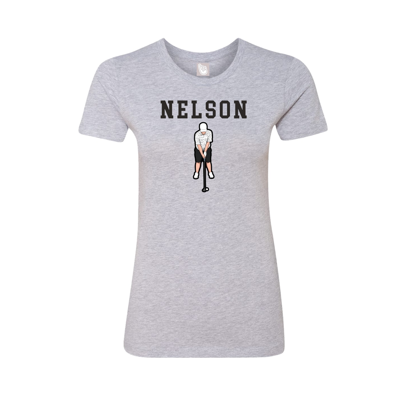 Fitted Women's Tee — Shirsey in Grey