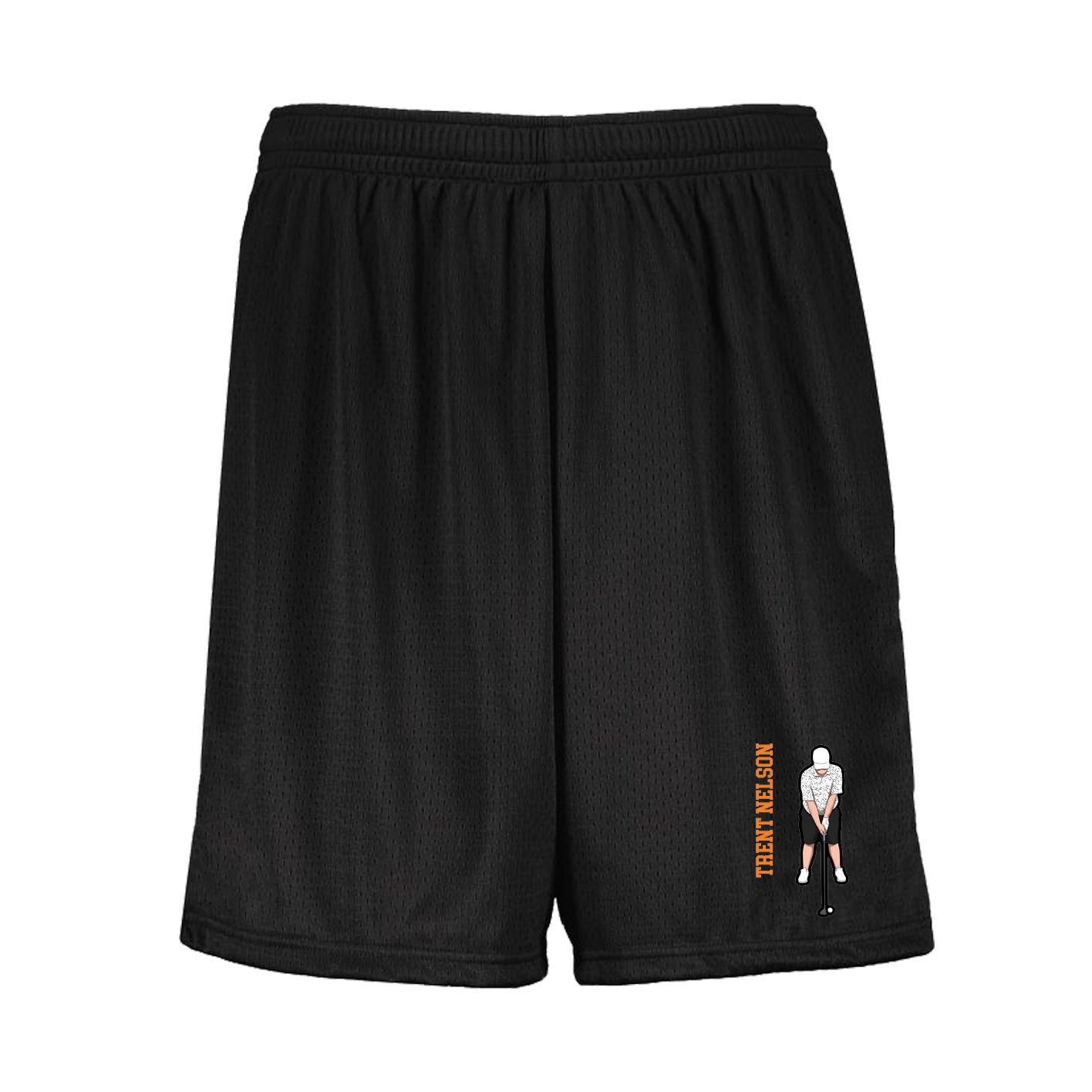 Shorts — Name Vertical in Black