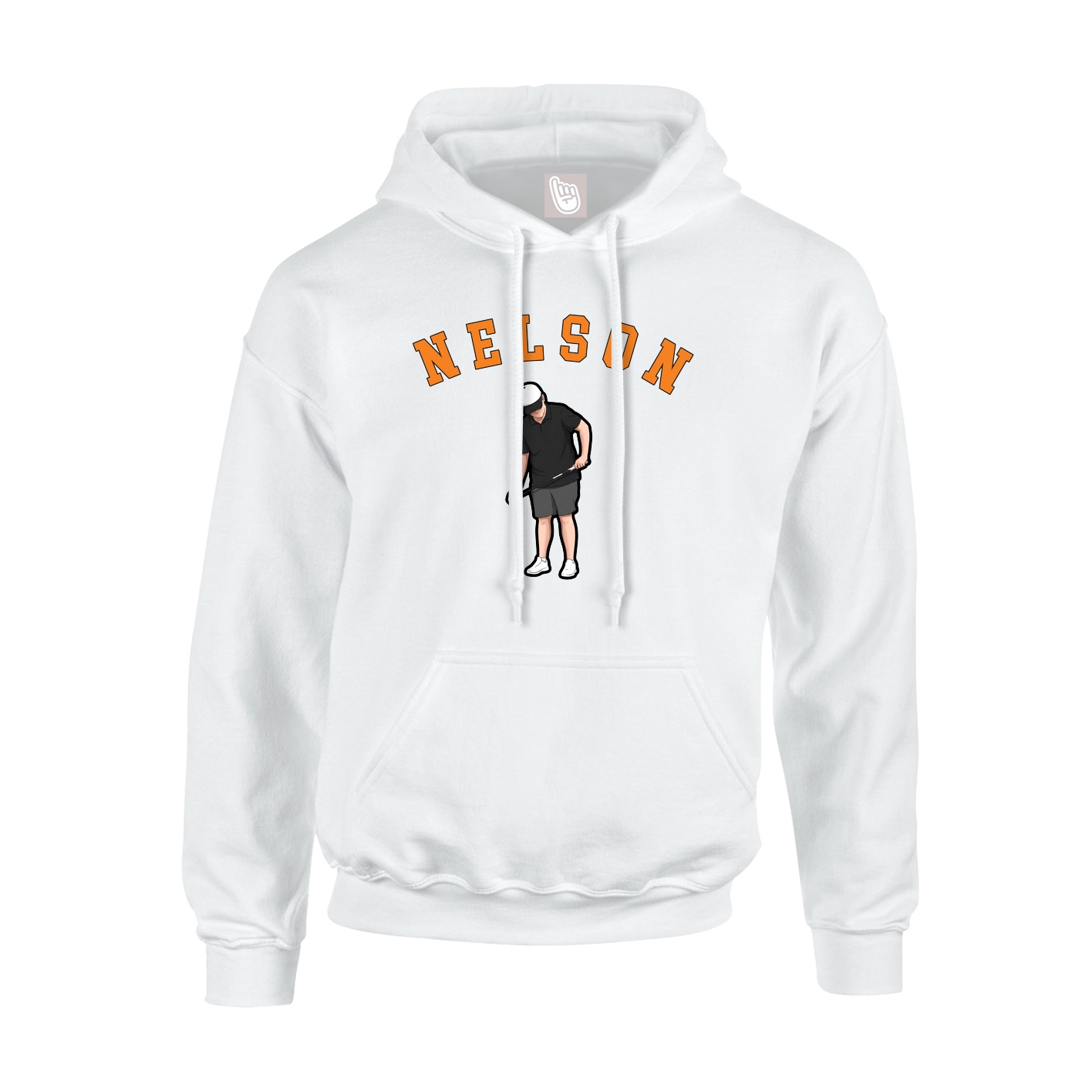 Youth Hoodie — Shirsey Arch in White