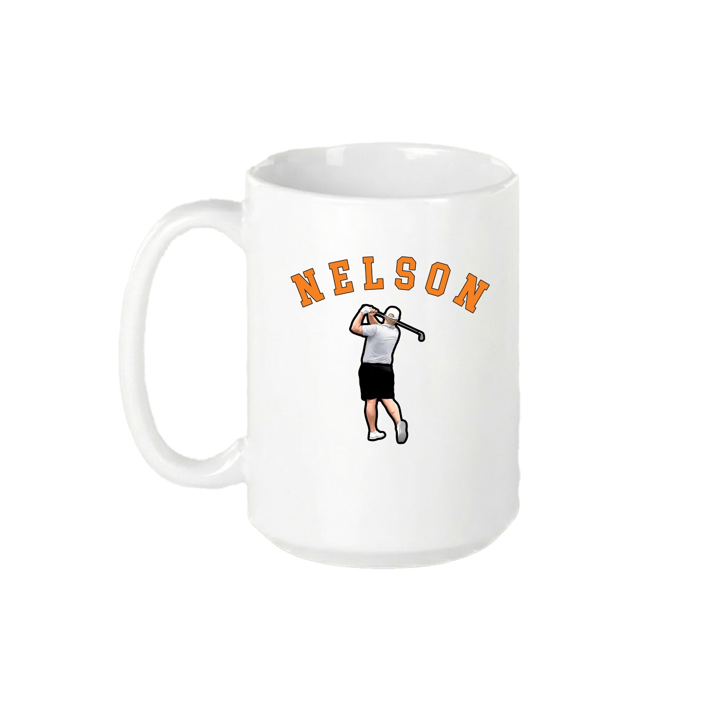 15oz Coffee Mug — Shirsey Arch in White