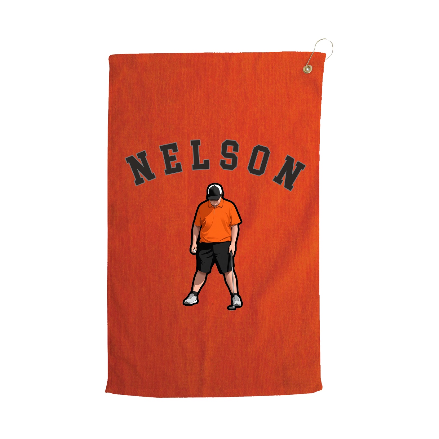 Golf Towel — Shirsey Arch in Orange