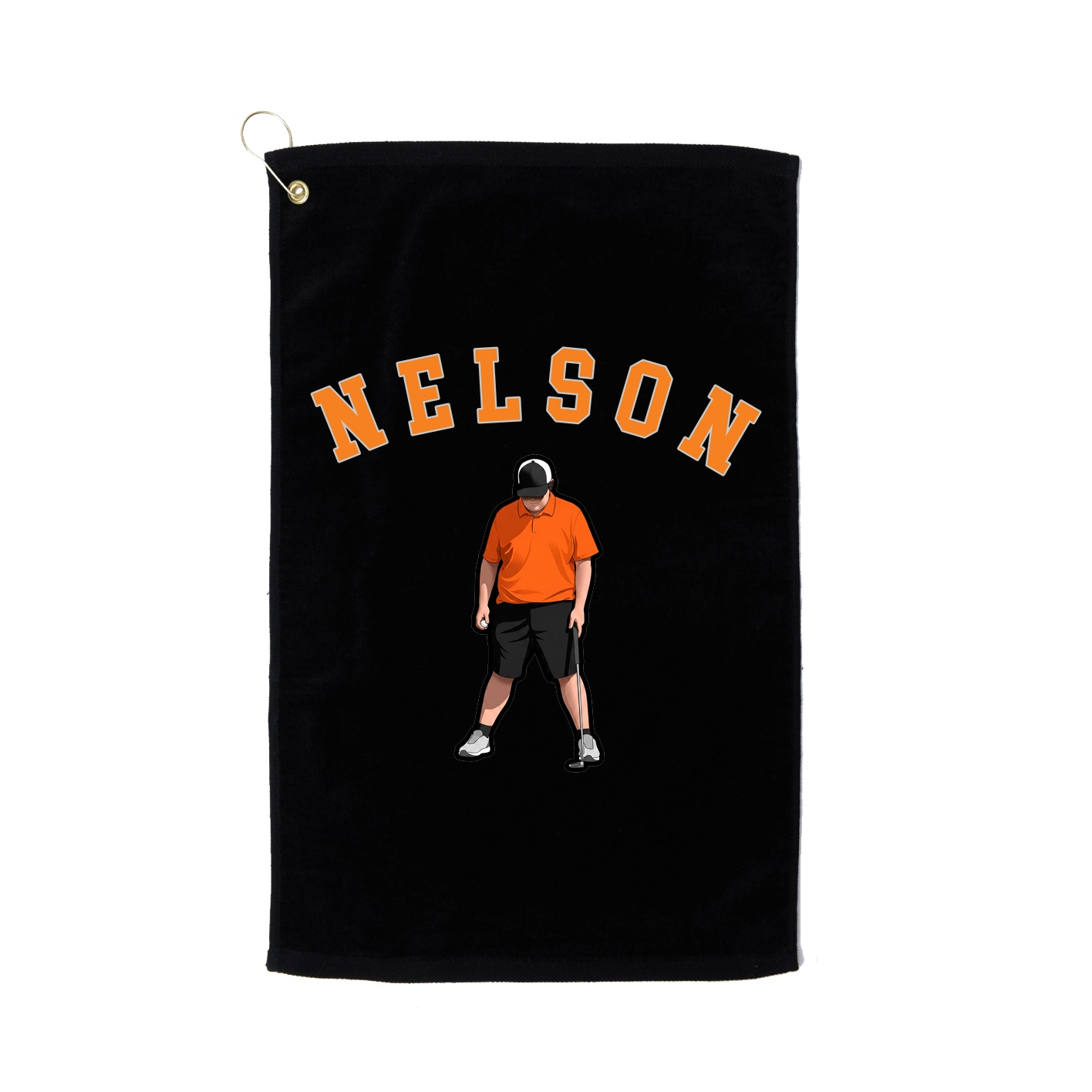 Golf Towel — Shirsey Arch in Black
