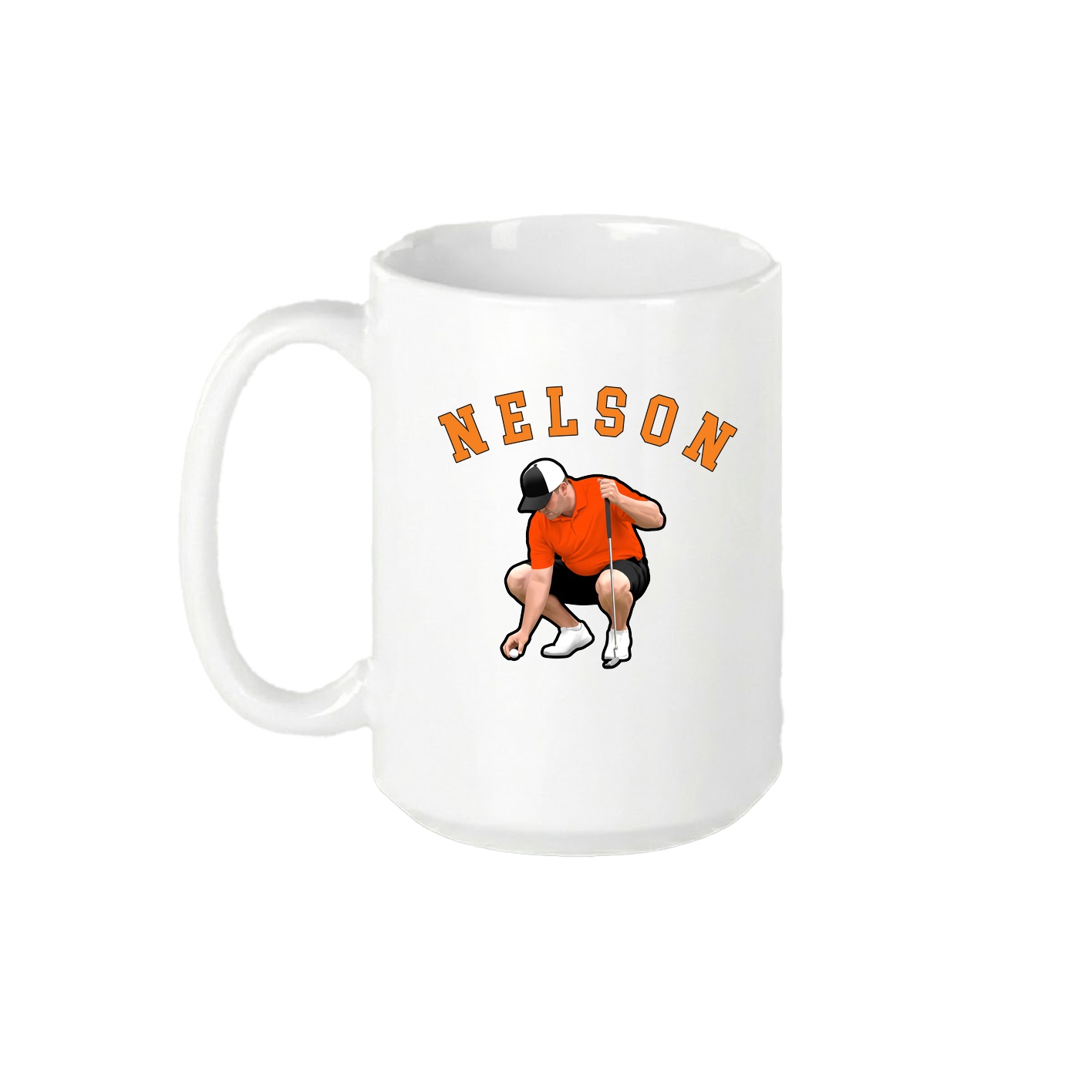 15oz Coffee Mug — Shirsey Arch in White