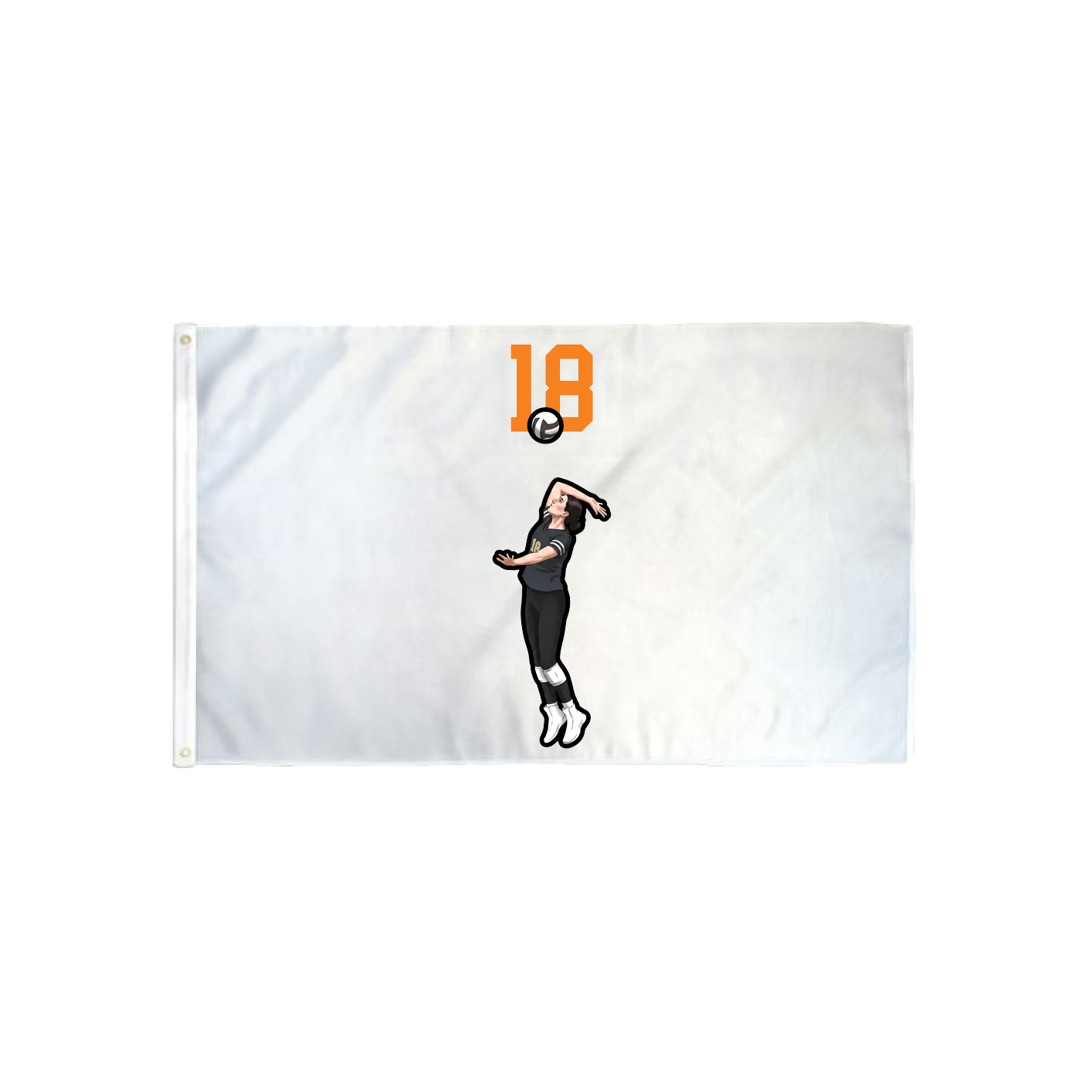 3x5 Flag — Number Top in Classic