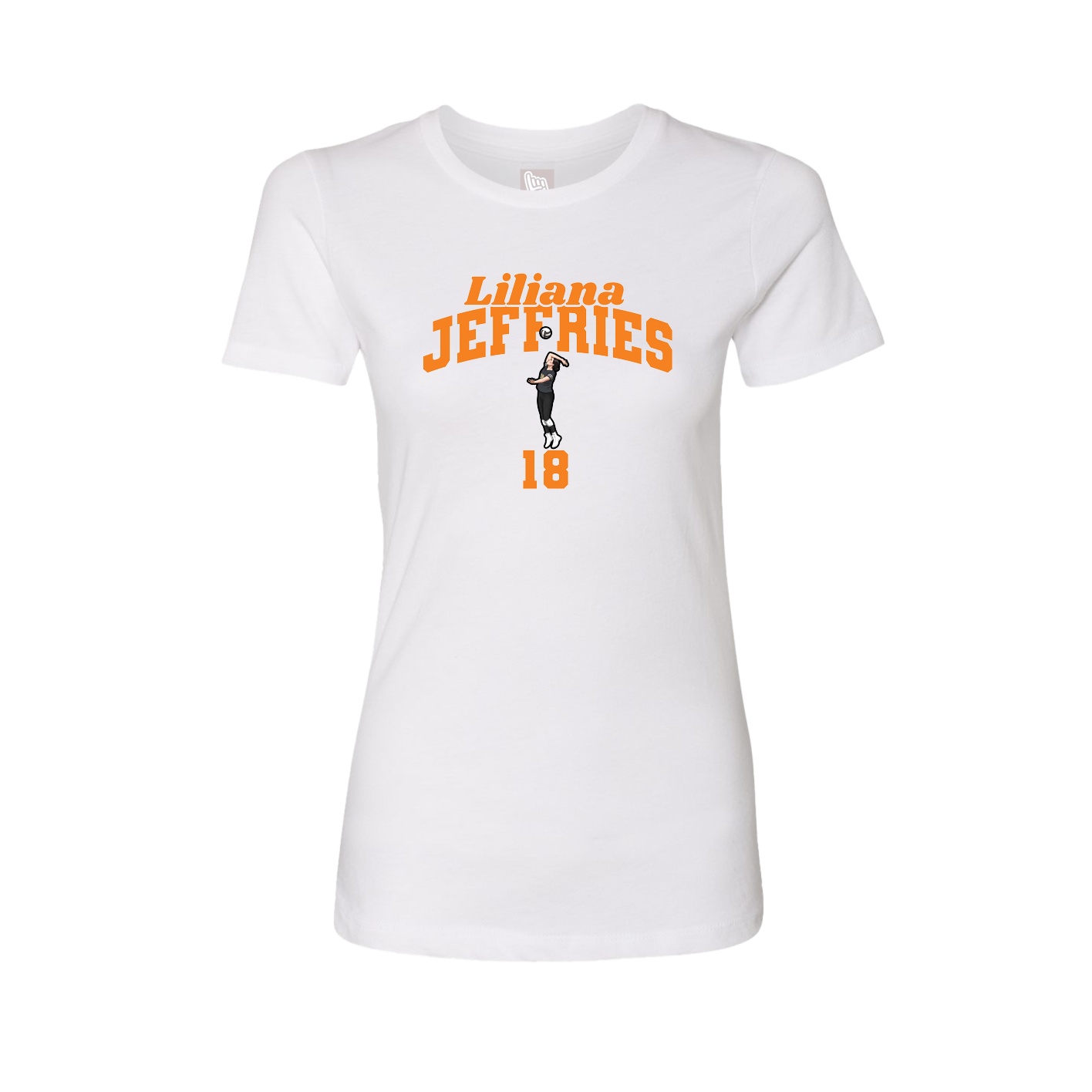 Womens Tee — Signature Arch in White