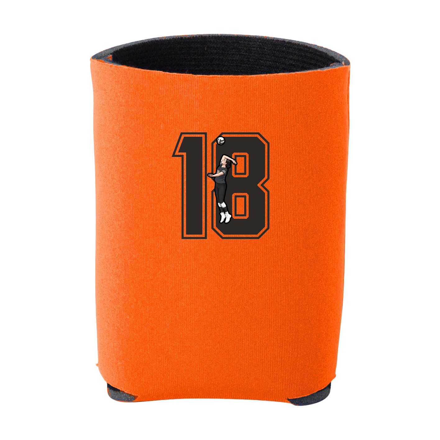 Can Holder — Number in Orange