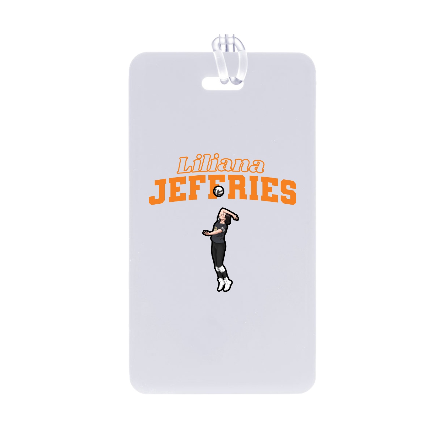 Bag Tag — Name Arch in Classic
