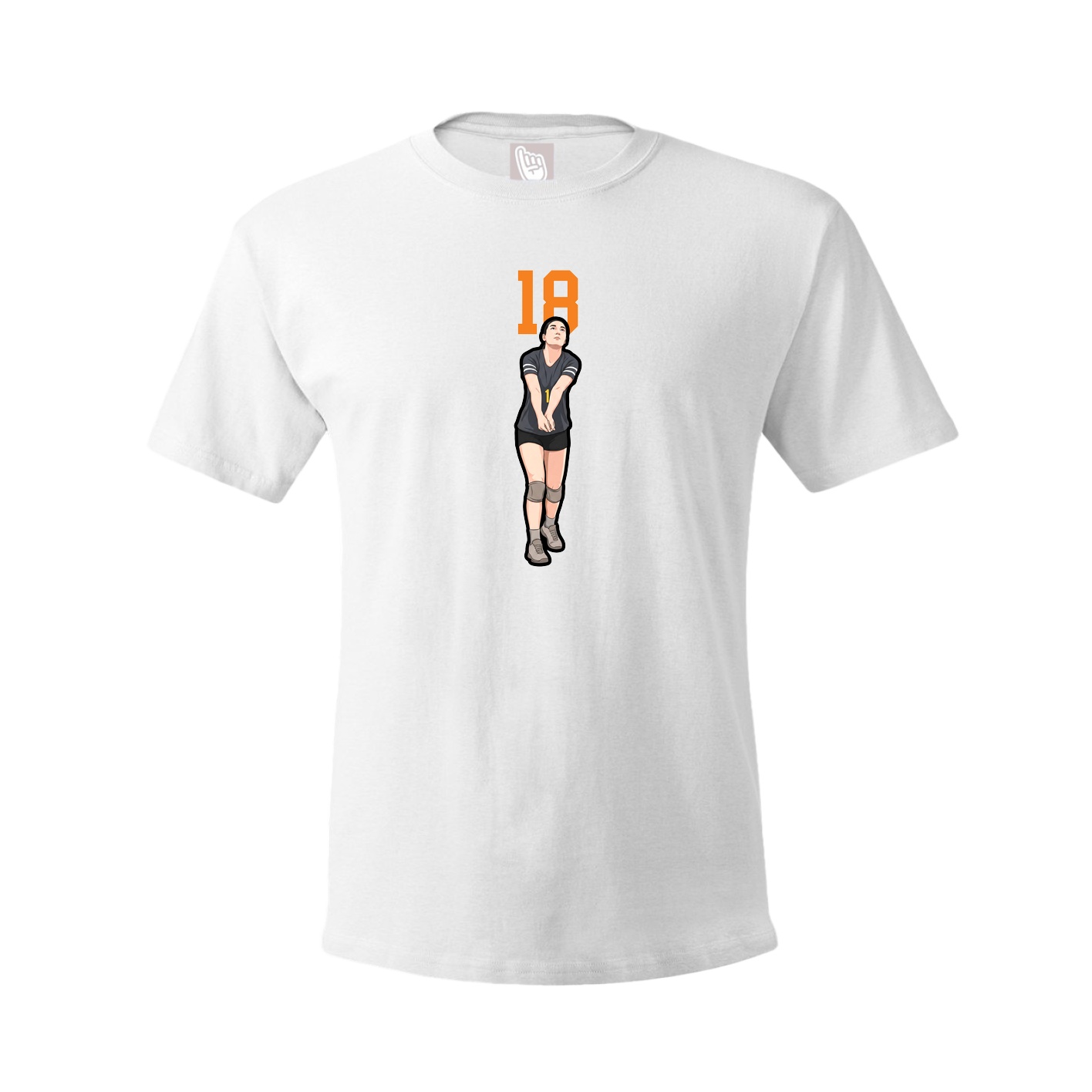 Tee — Number Top in White