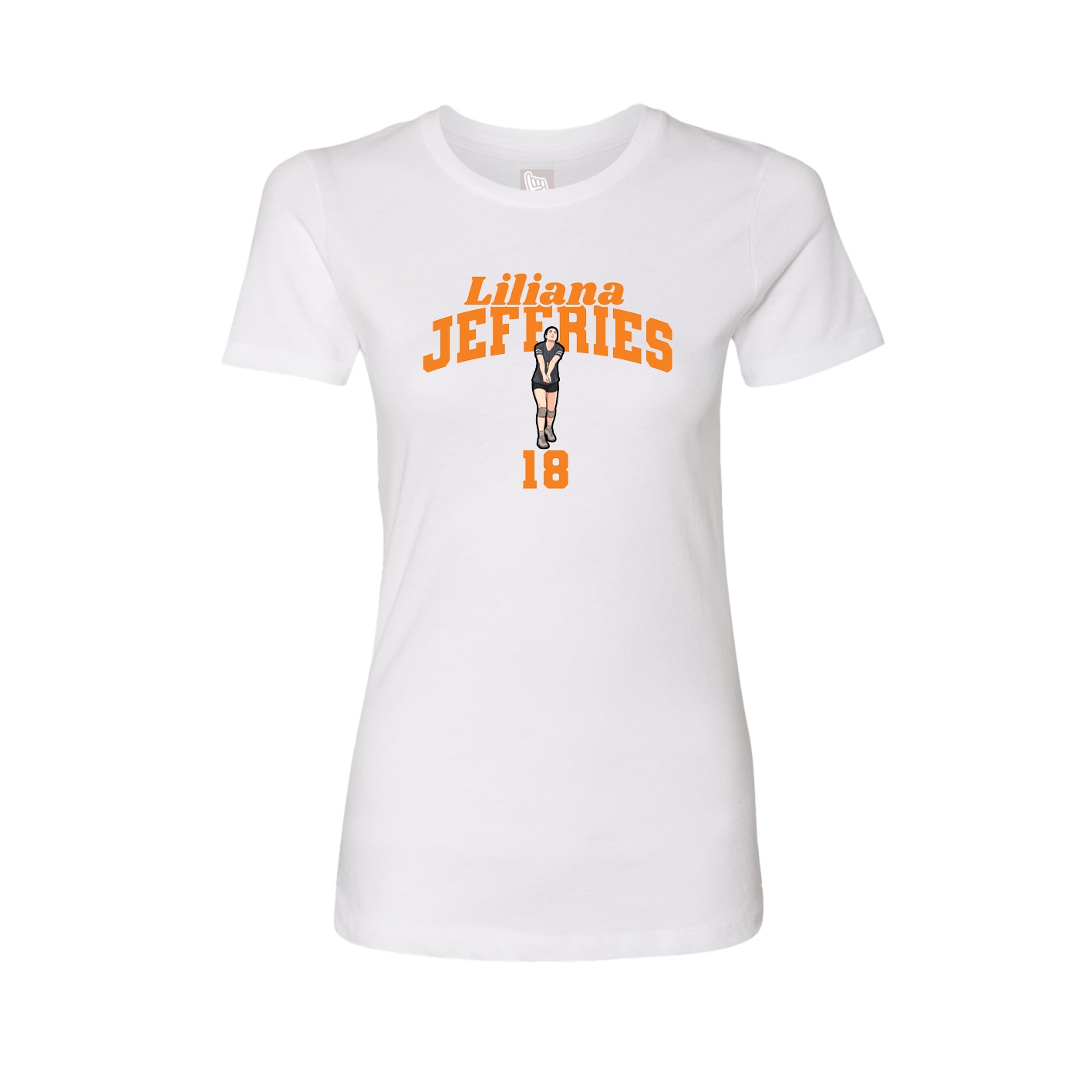 Womens Tee — Signature Arch in White