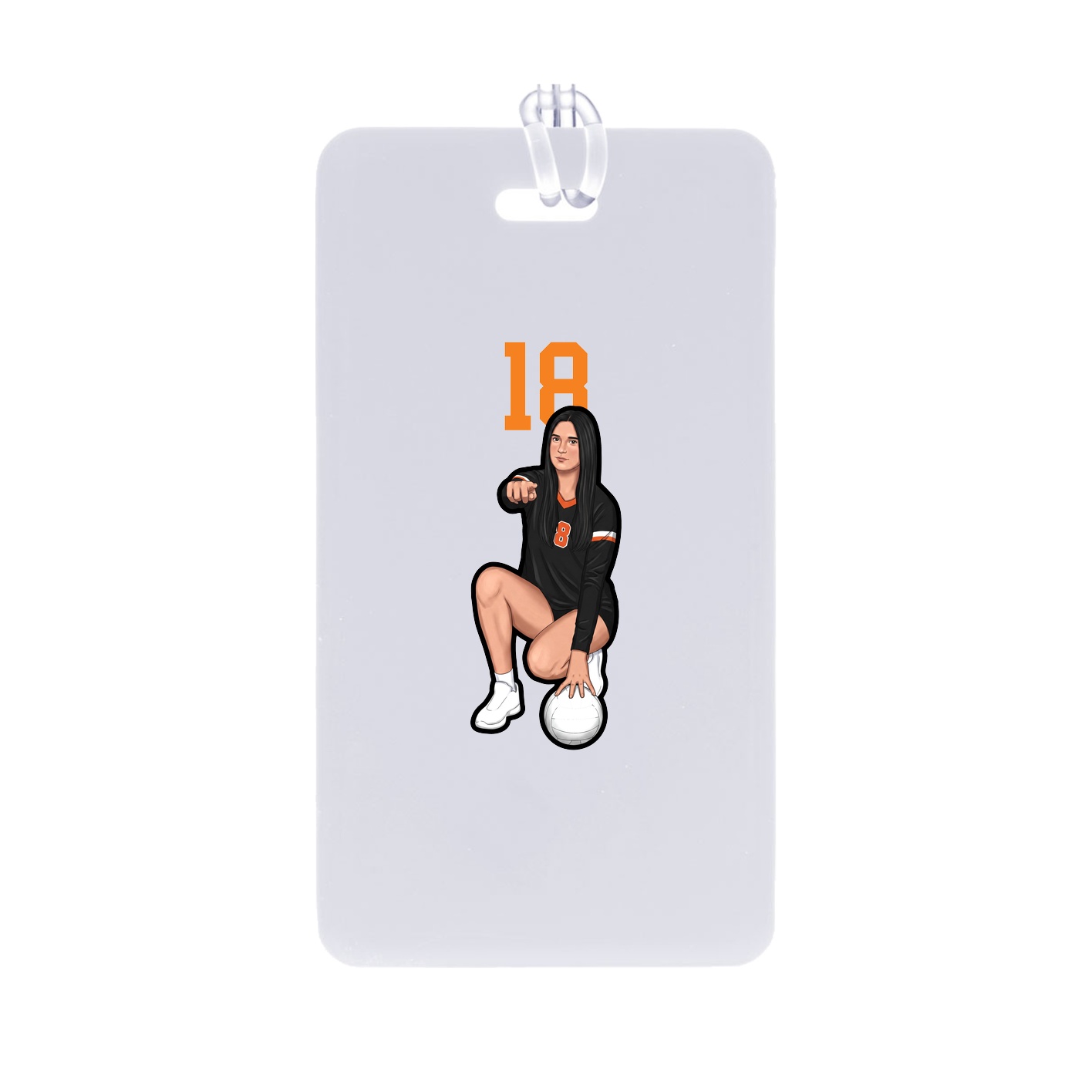 Bag Tag — Number Top in Classic
