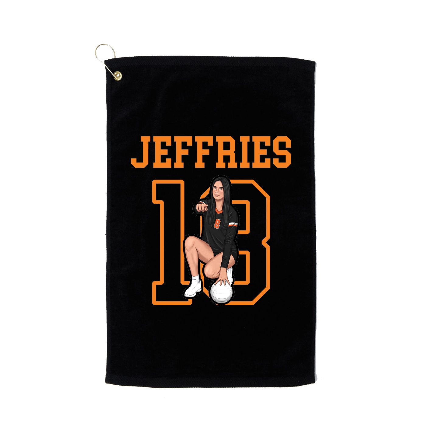 Golf Towel — Shirsey in Black