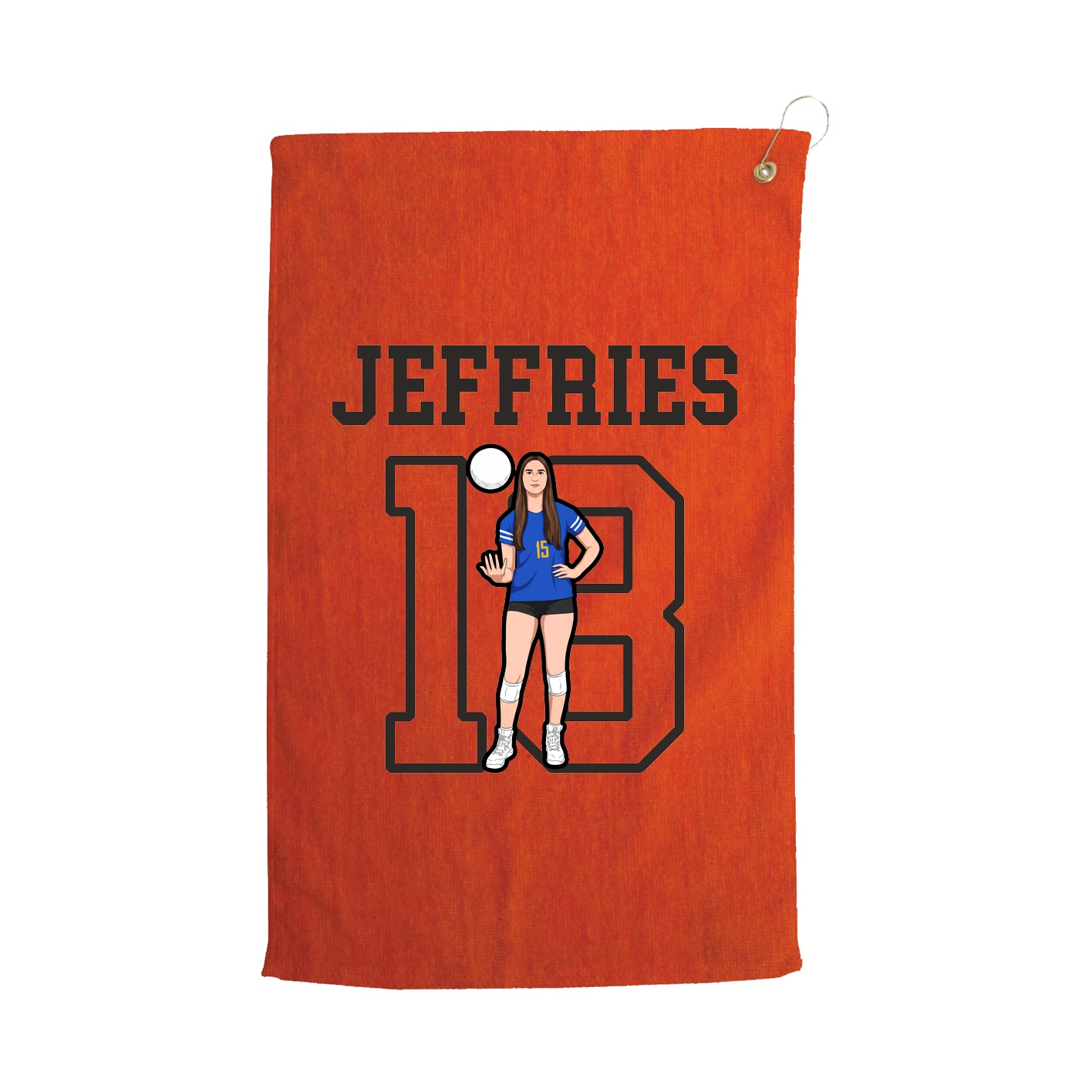 Golf Towel — Shirsey in Orange