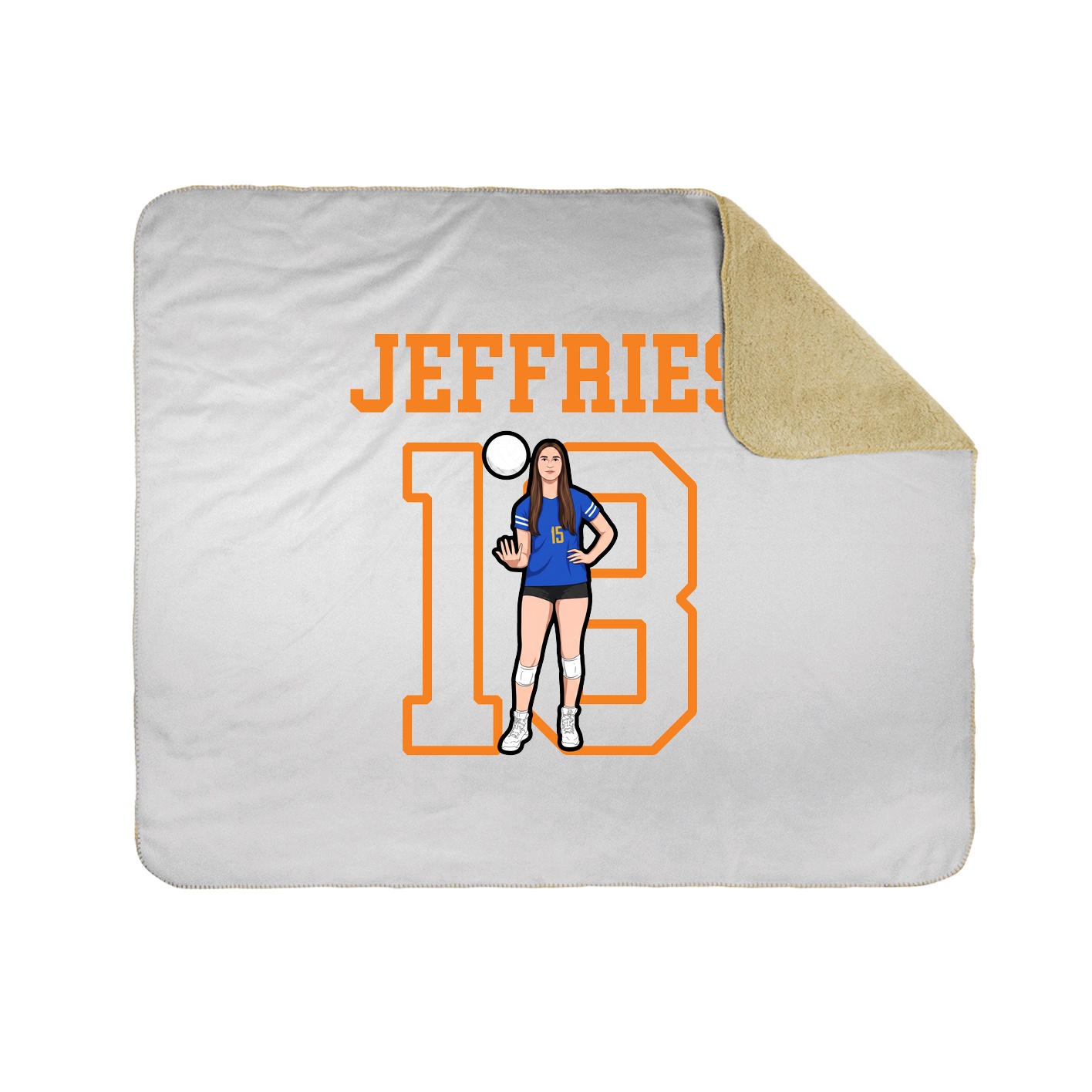 Throw Blanket — Shirsey in White