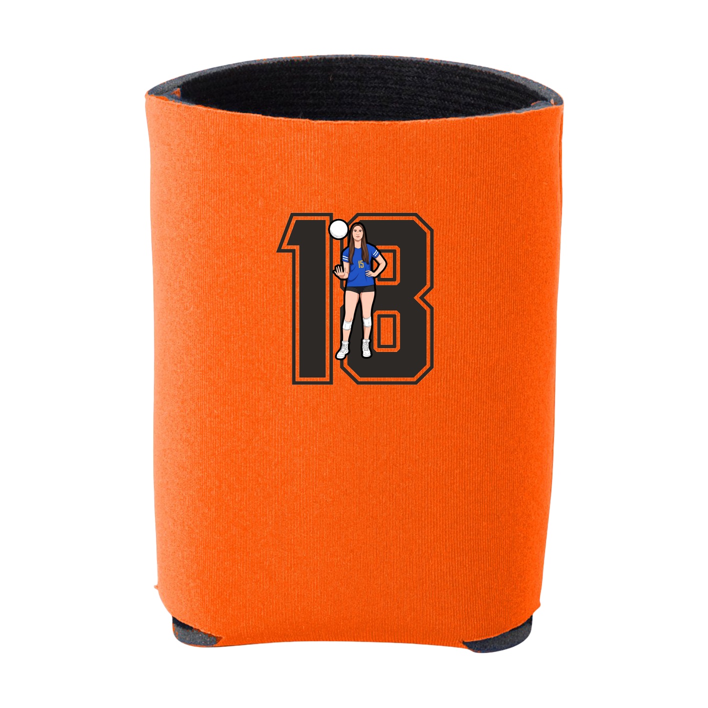 Can Holder — Number in Orange