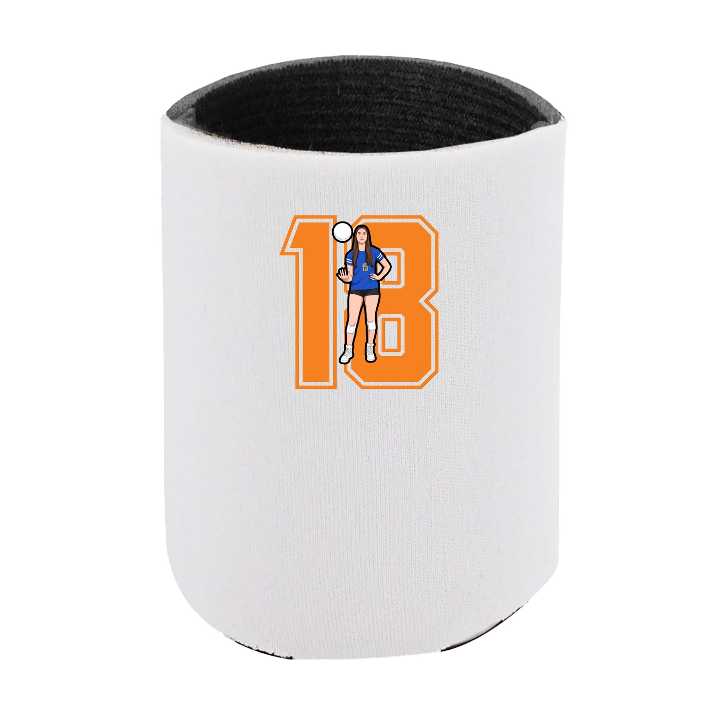 Can Holder — Number in White