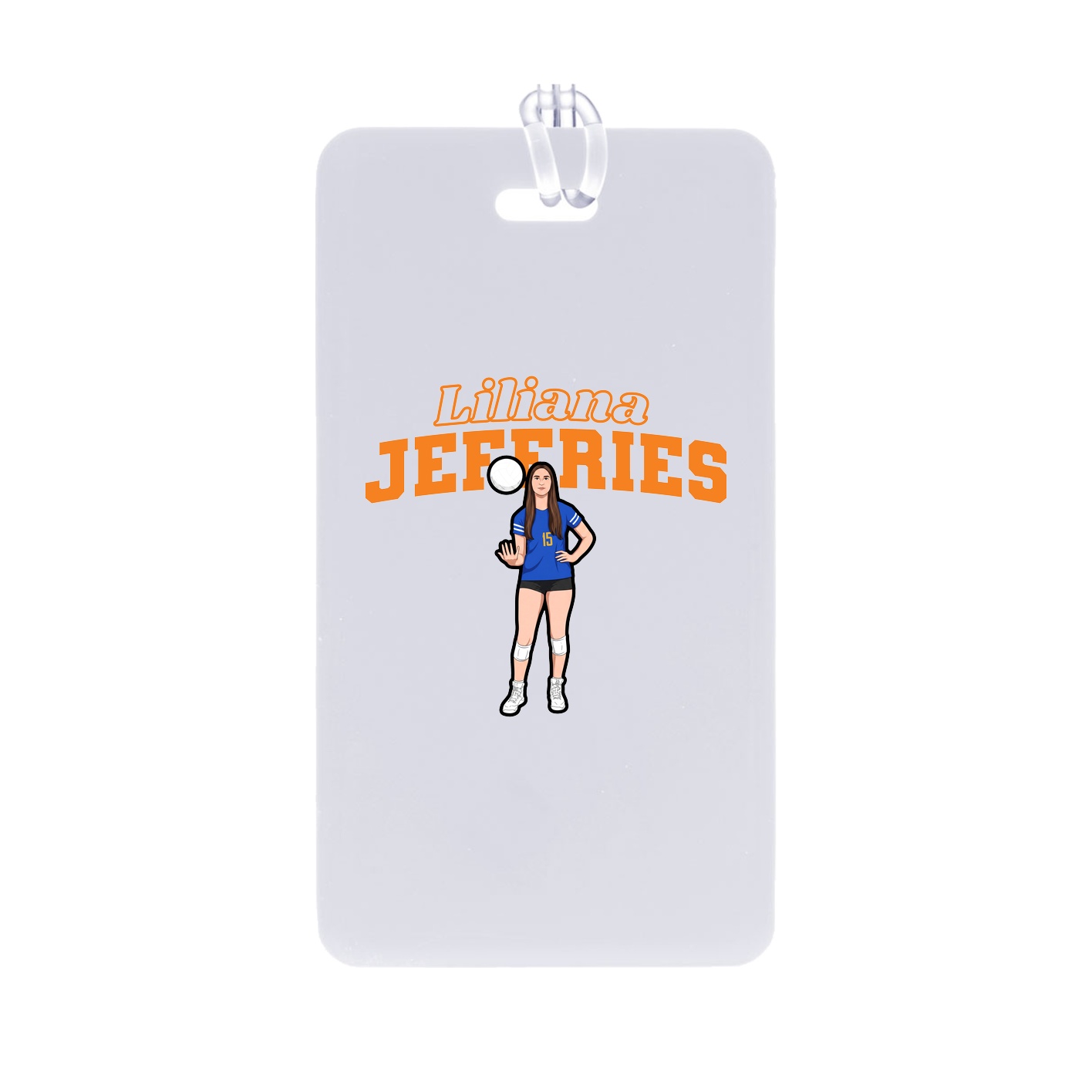 Bag Tag — Name Arch in Classic
