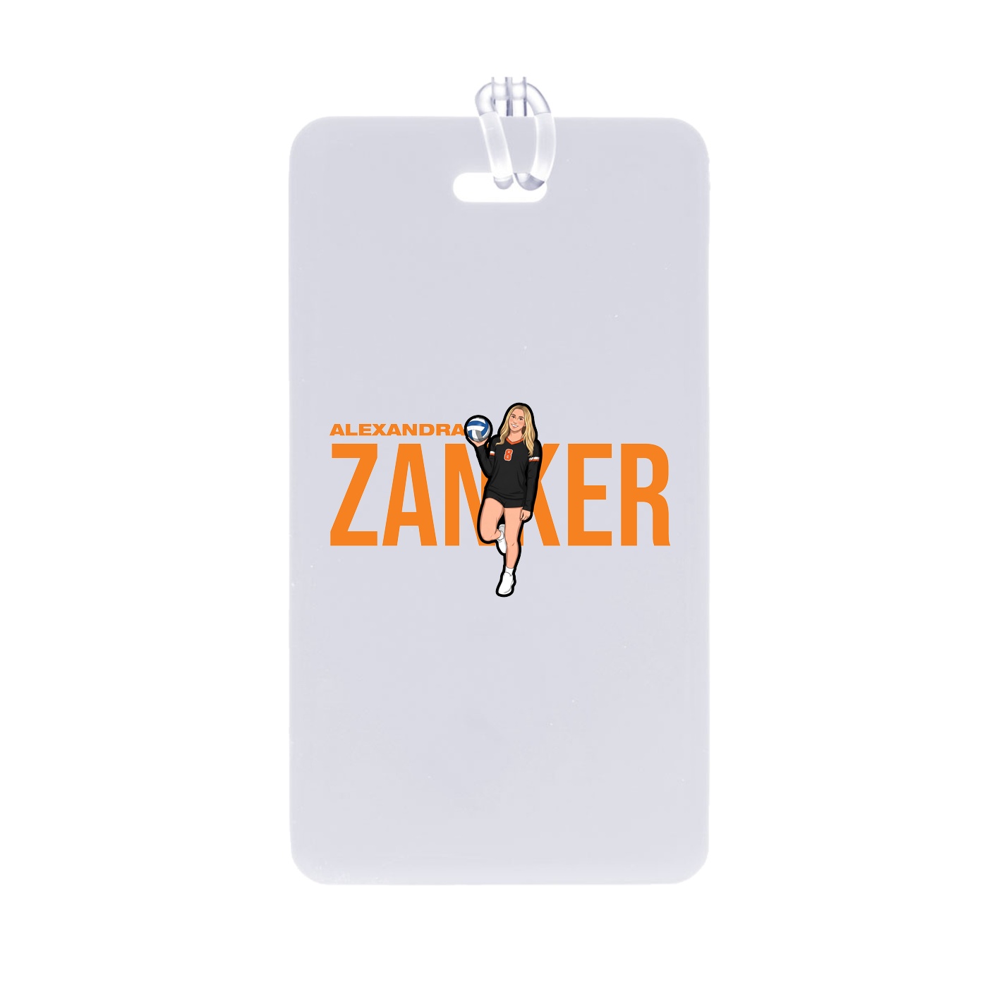Bag Tag — Player Name in Classic