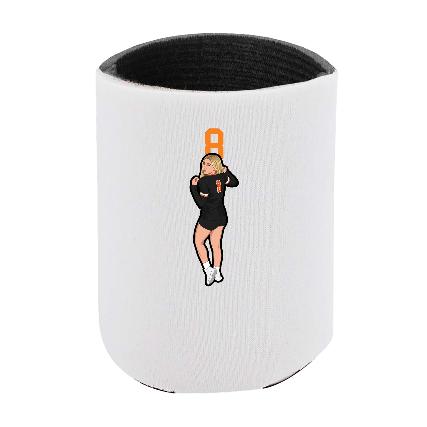 Can Holder — Number Top in White
