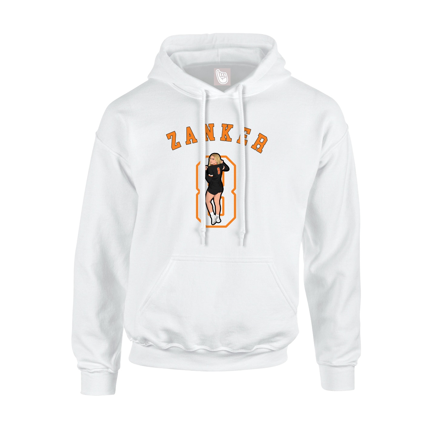 Hoodie — Shirsey Arch in White