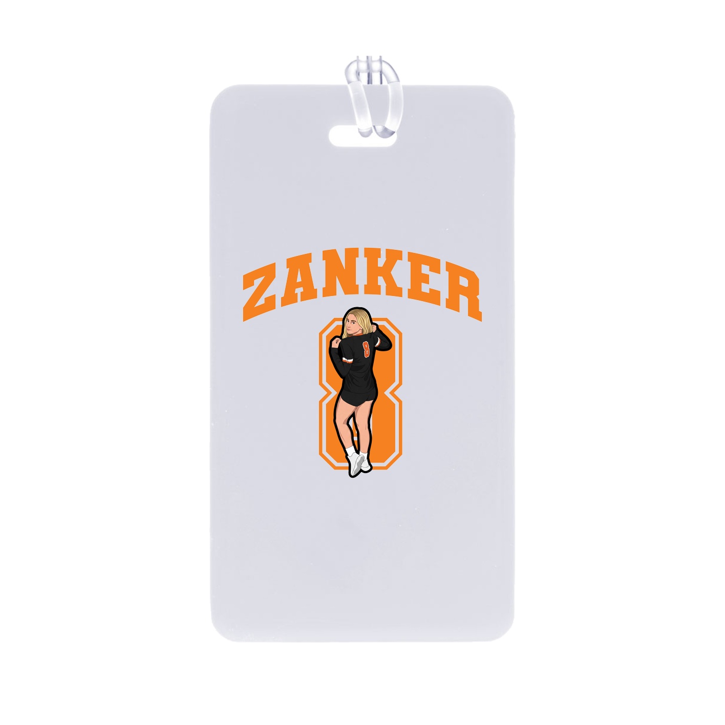 Bag Tag — Number in Classic