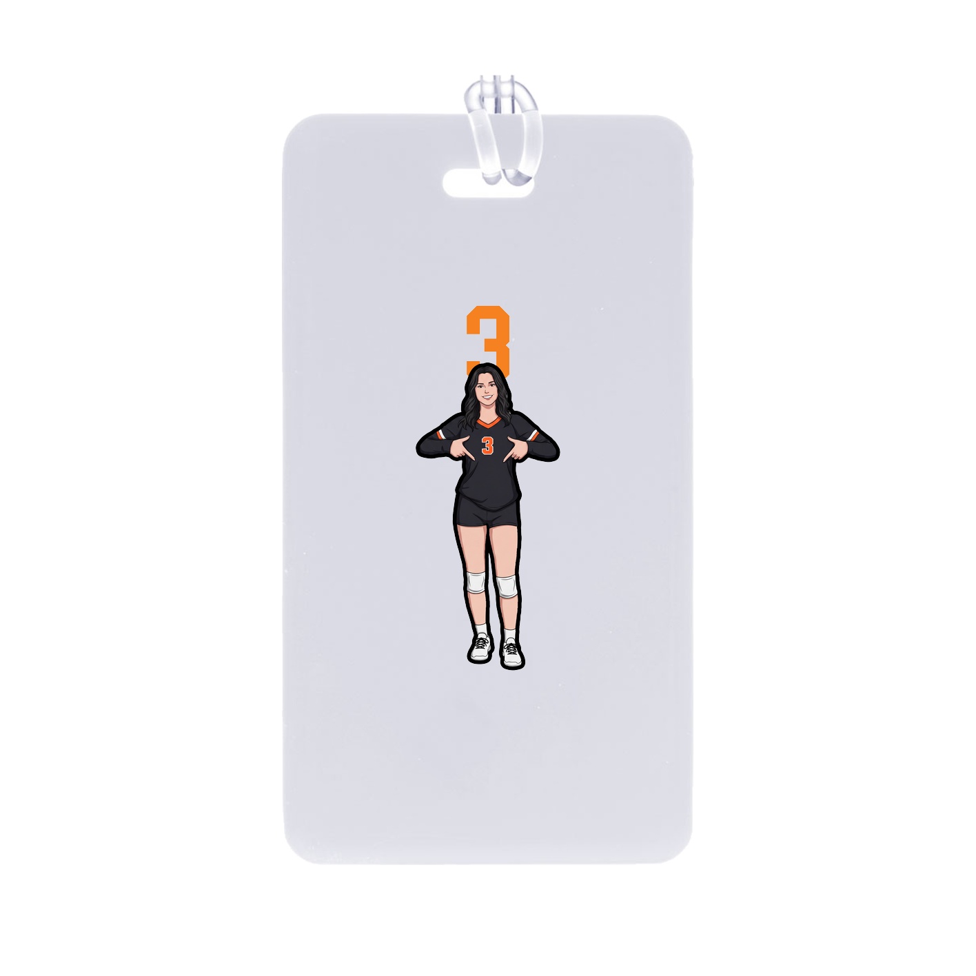 Bag Tag — Number Top in Classic