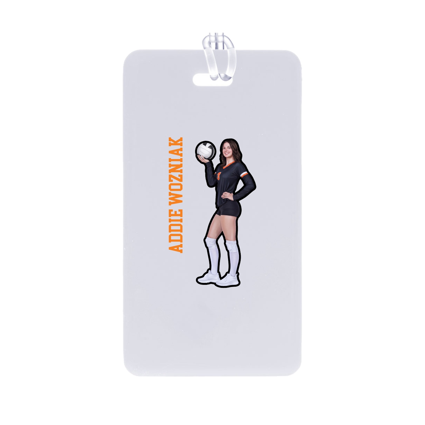 Bag Tag — Name Vertical in Classic