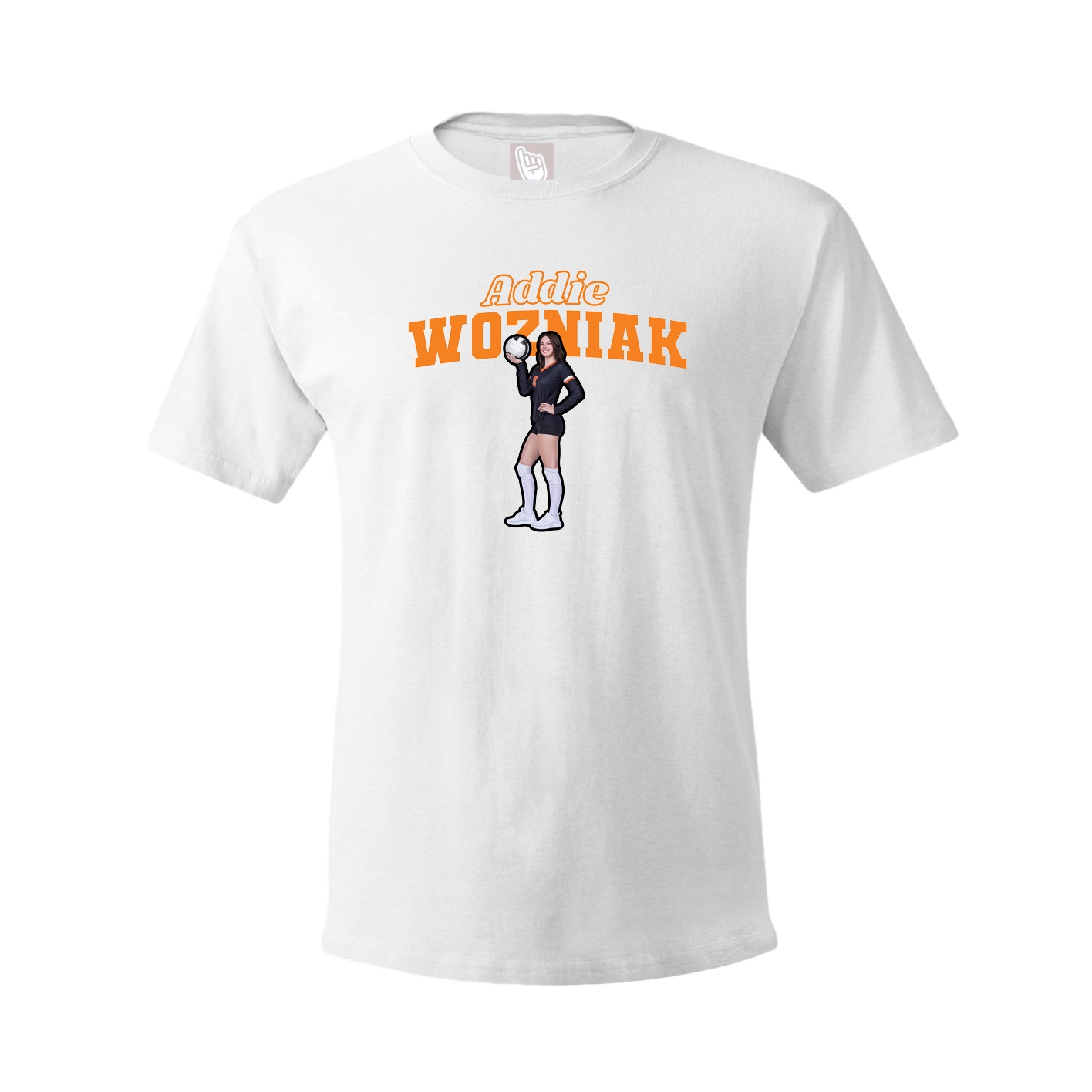 Tee — Name Arch in White