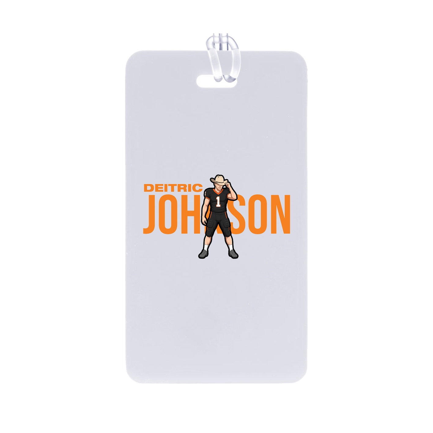 Bag Tag — Player Name in Classic