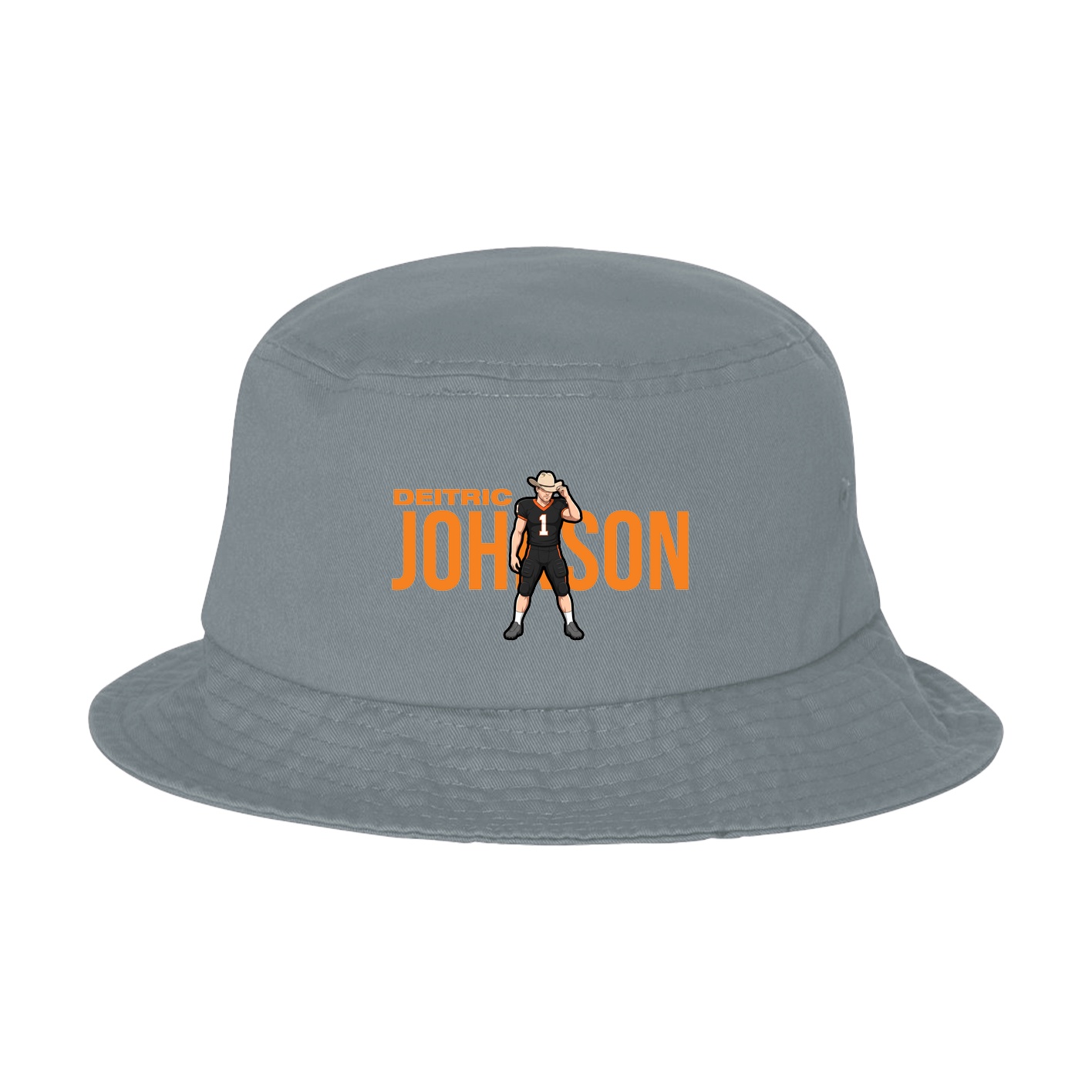 Bucket Cap — Player Name in Grey
