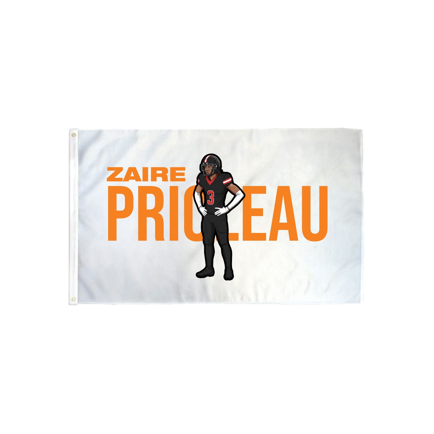 3x5 Flag — Player Name in Classic