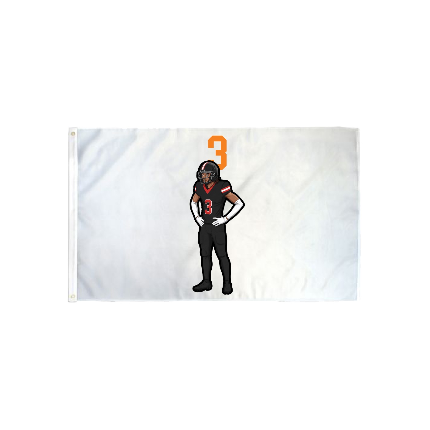 3x5 Flag — Number Top in Classic