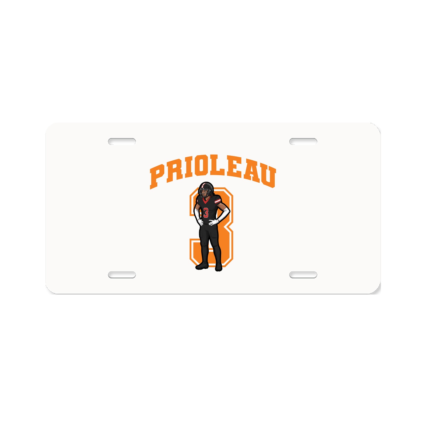 License Plate — Number in Classic