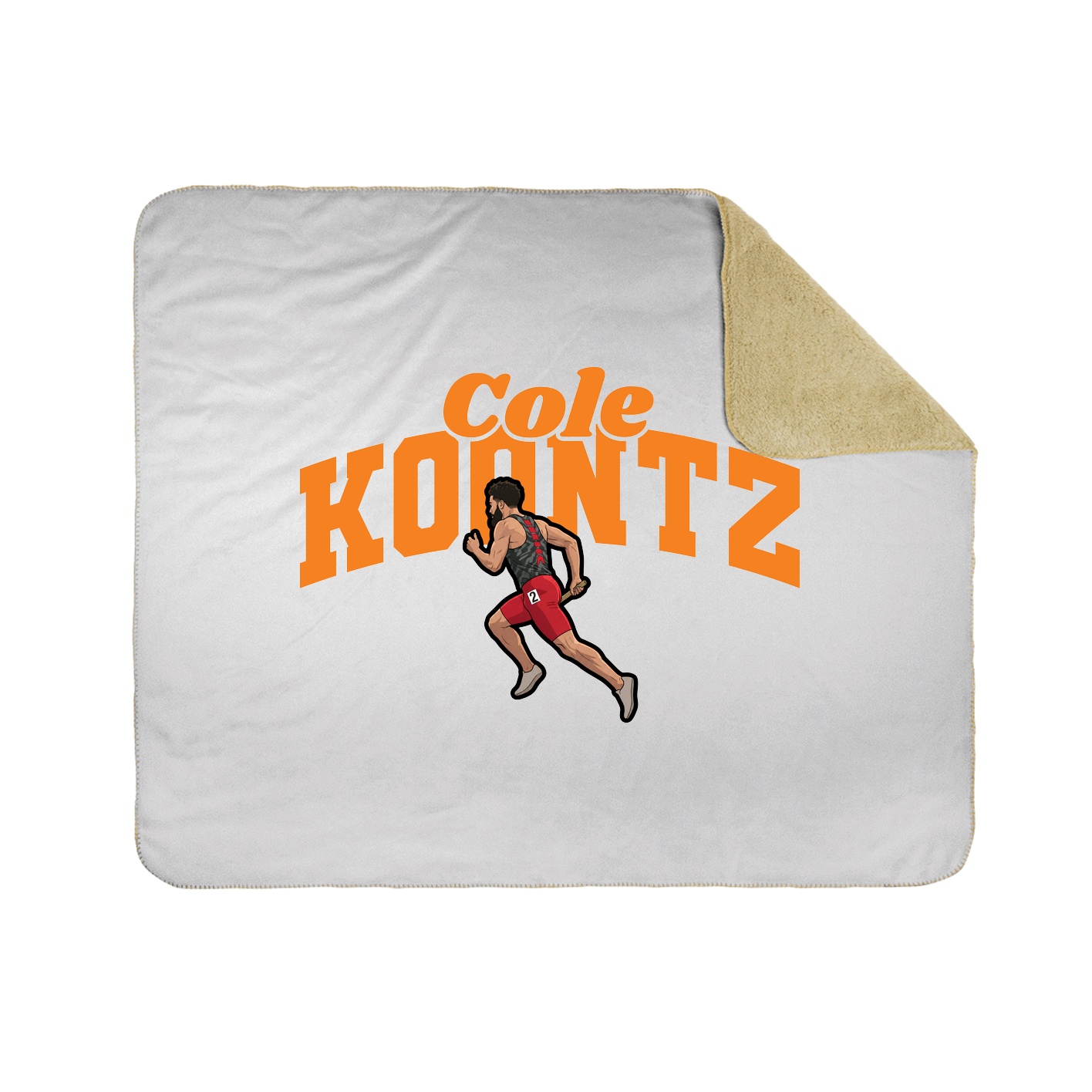 Throw Blanket — Signature Arch in White