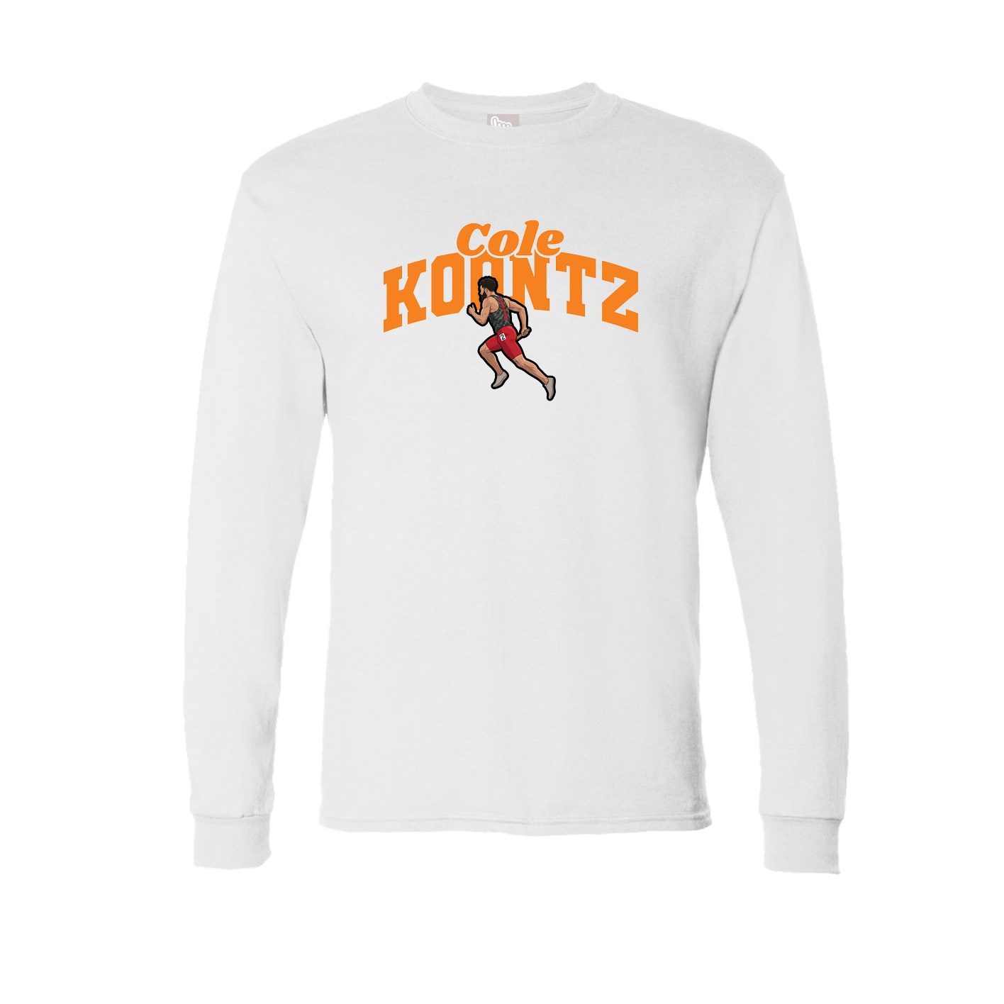 Long Sleeve Tee — Signature Arch in White