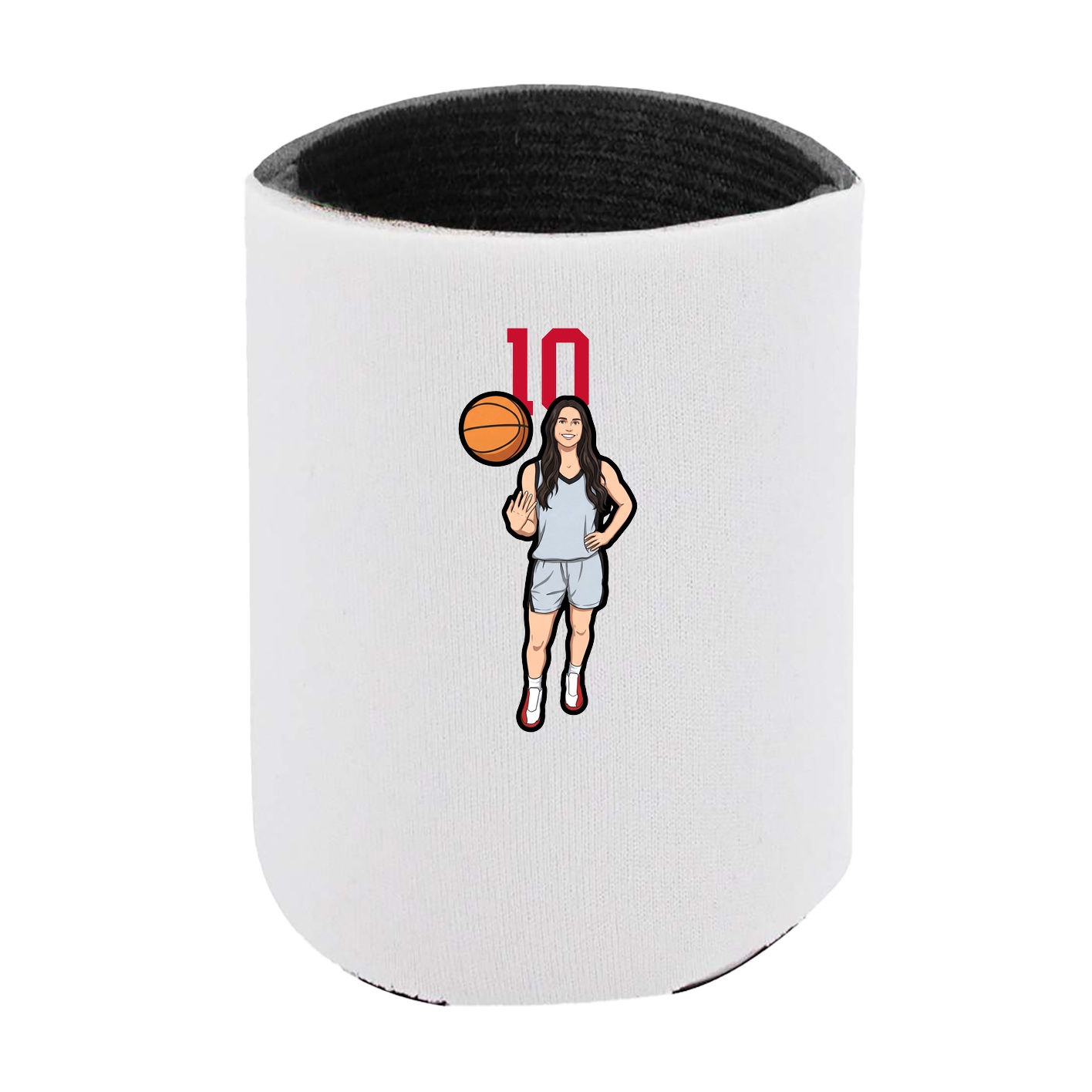 Can Holder — Number Top in White