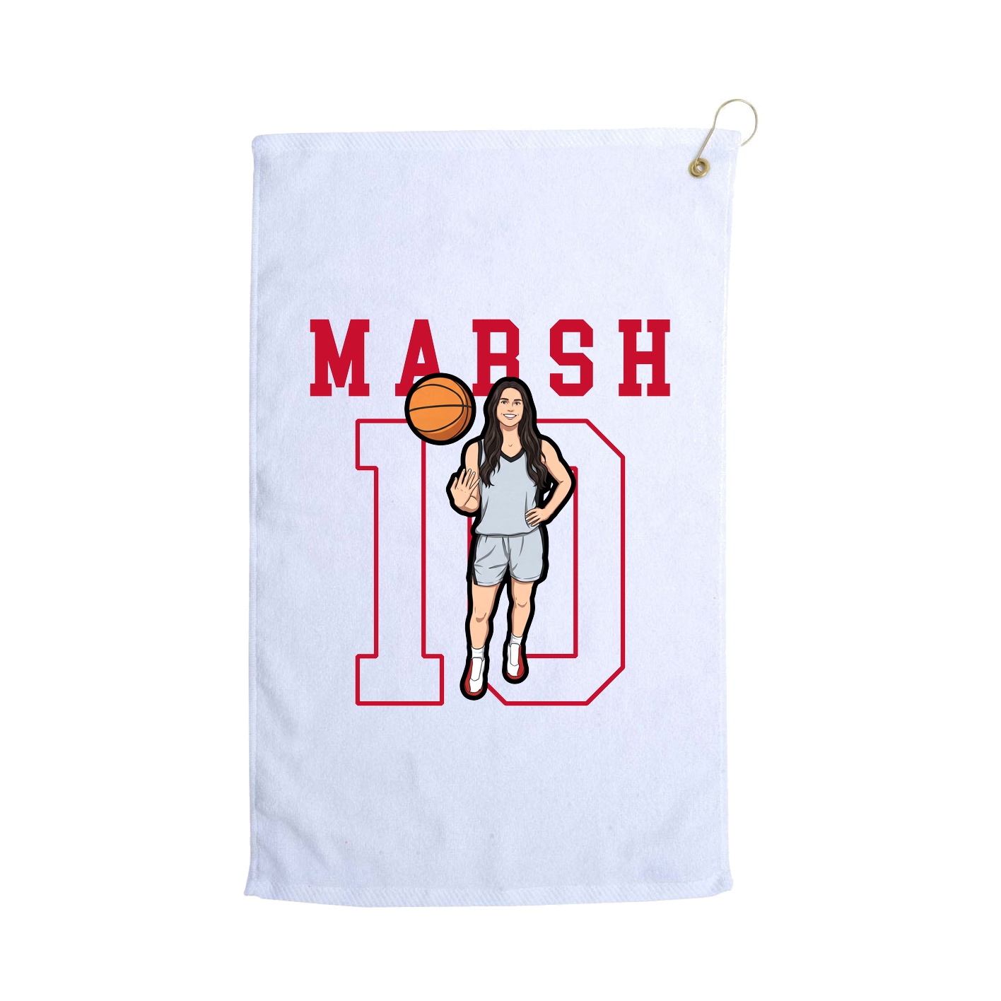 Golf Towel — Shirsey in White
