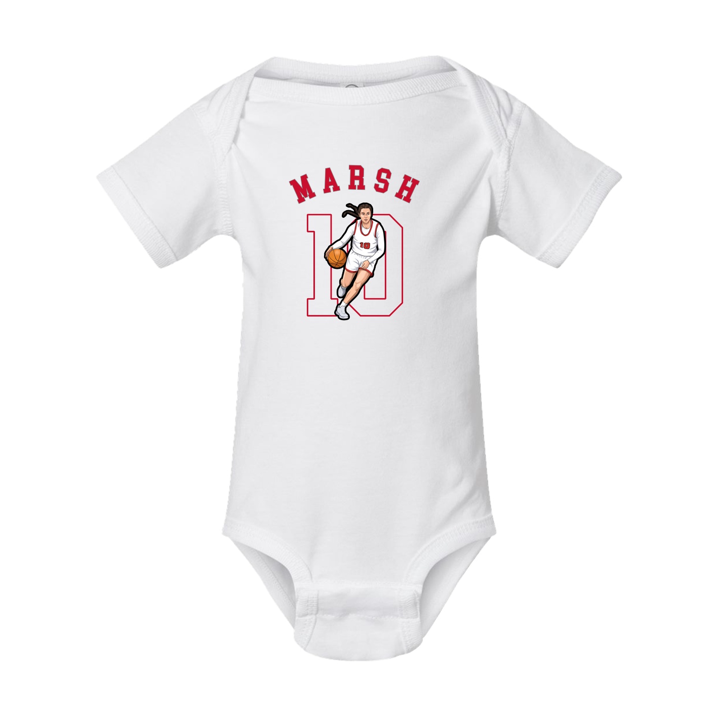 Baby Onesie — Shirsey Arch in White