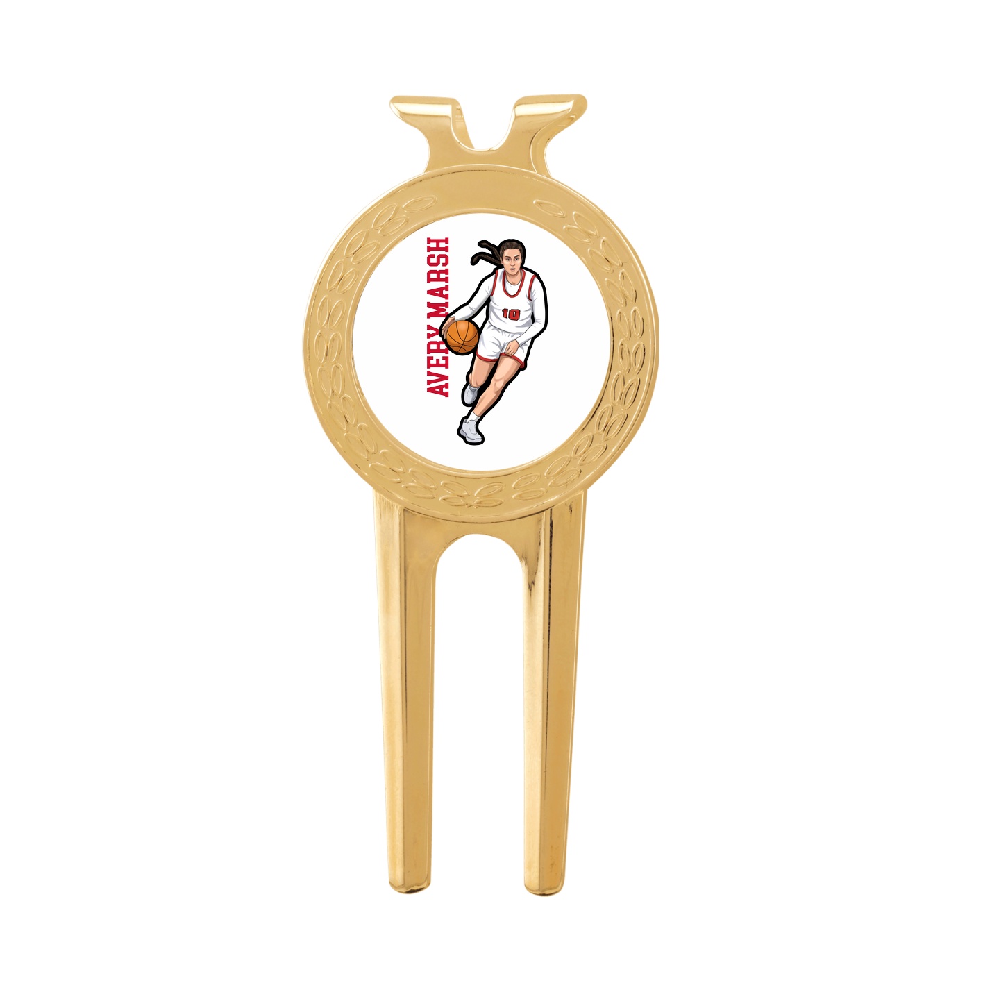 Divot Tool with Ball Marker — Name Vertical in Classic