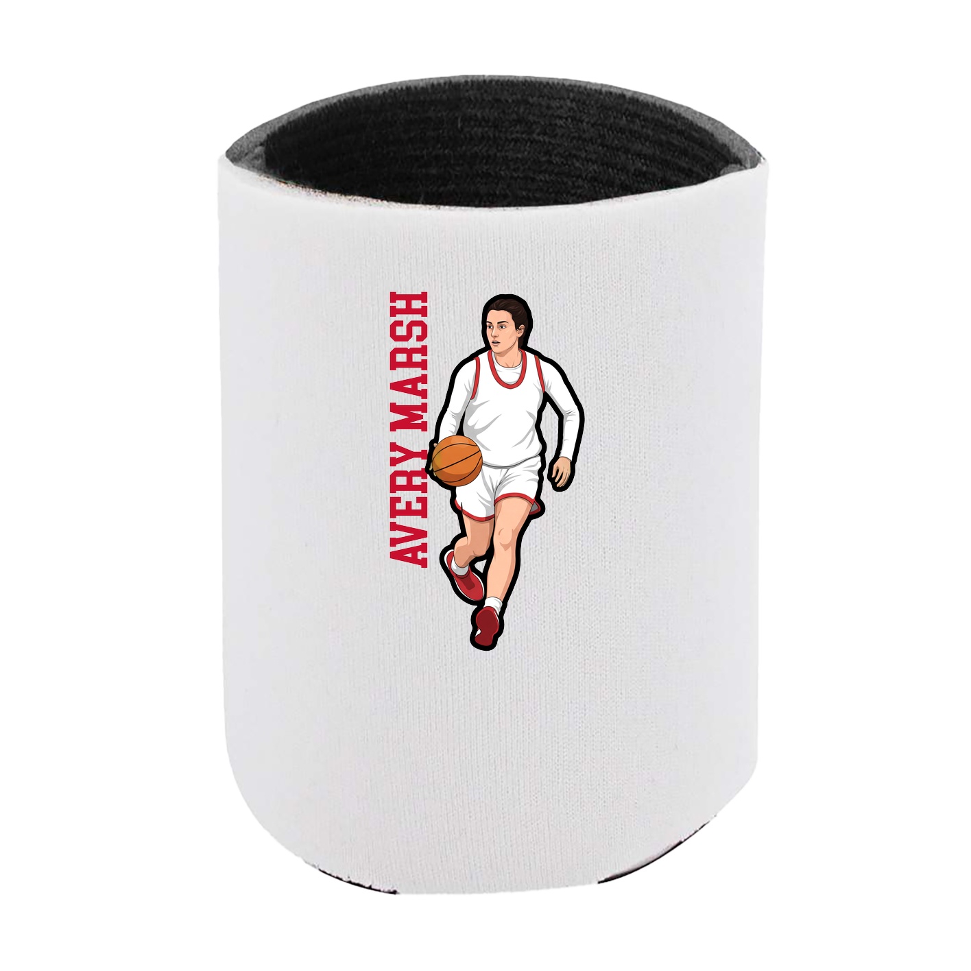 Can Holder — Name Vertical in White