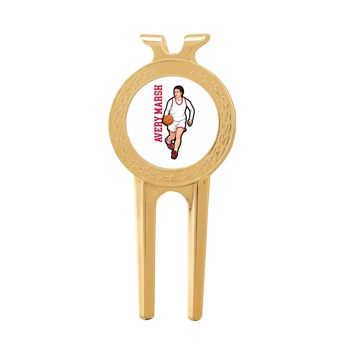 Divot Tool with Ball Marker — Name Vertical in Classic