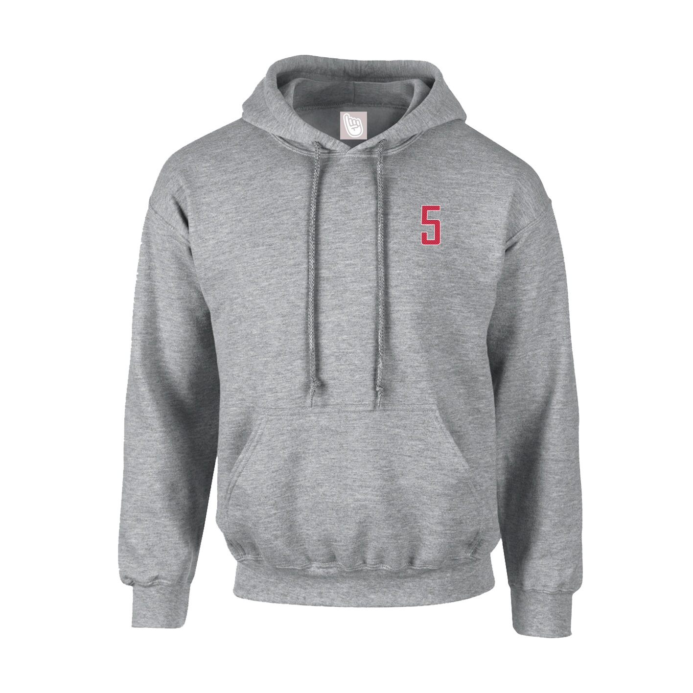 Youth Hoodie — Front Shirsy in Grey