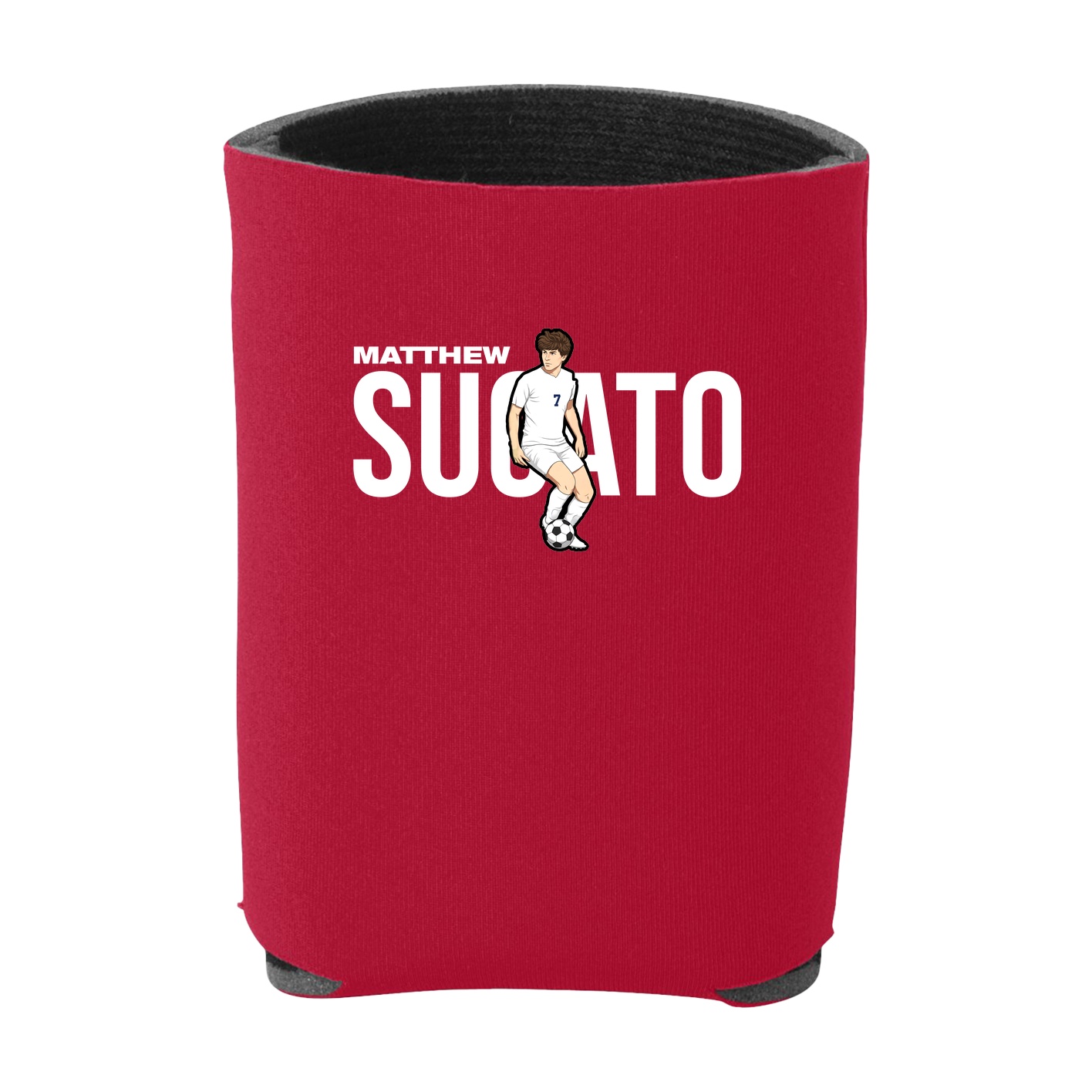 Can Holder — Player Name in Red