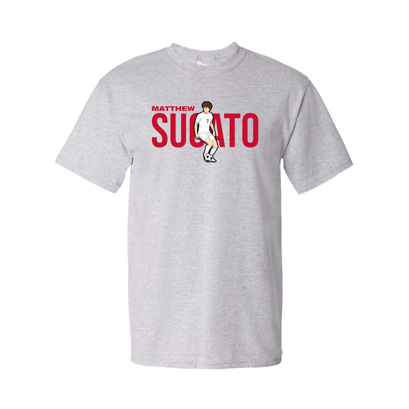 Tee — Player Name in Grey