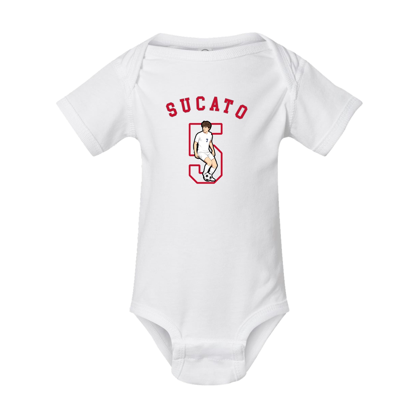 Baby Onesie — Shirsey Arch in White