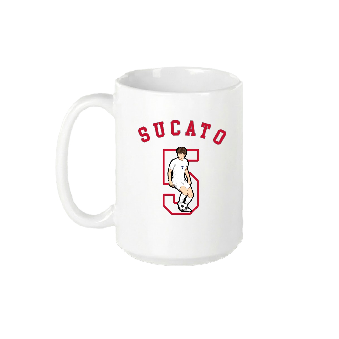 15oz Coffee Mug — Shirsey Arch in White