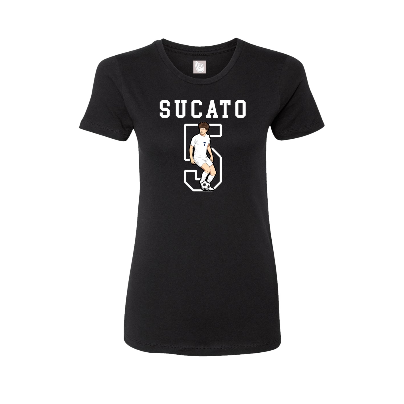 Fitted Women's Tee — Shirsey in Black