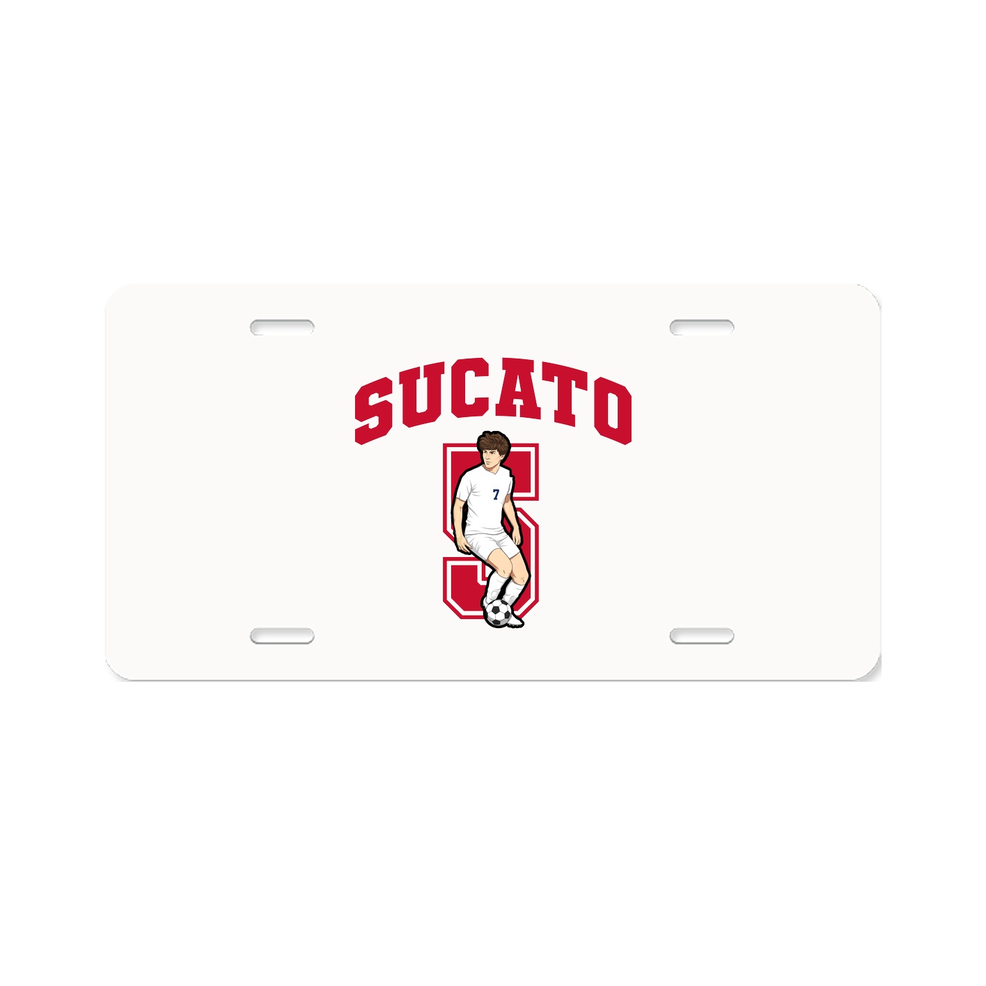 License Plate — Number in Classic